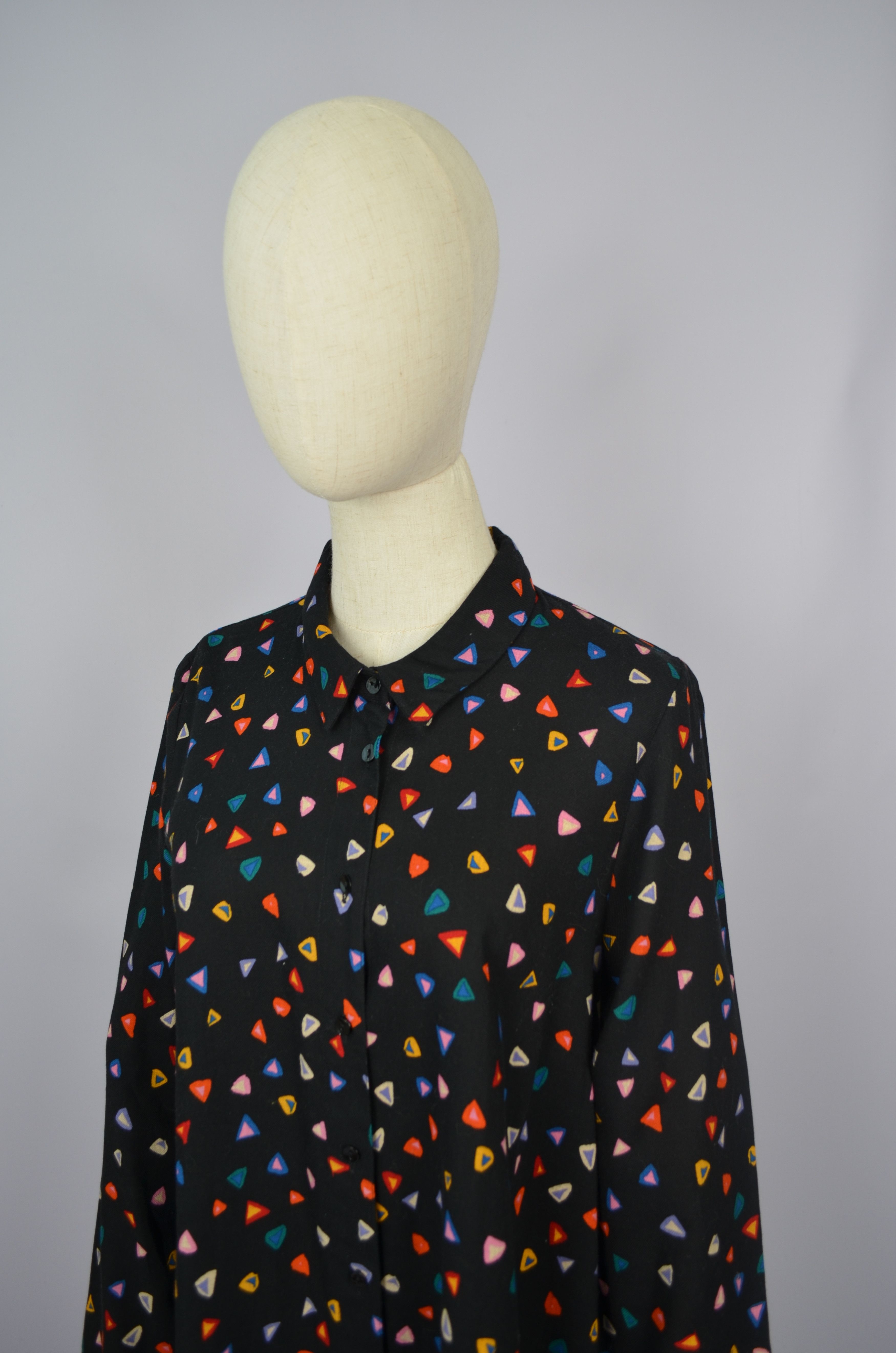Designer × Sahara Club Sahara Abstract Print Tunic Shirt Size 1/XS Oversize Size XS / US 0-2 / IT 36-38 - 5 Thumbnail