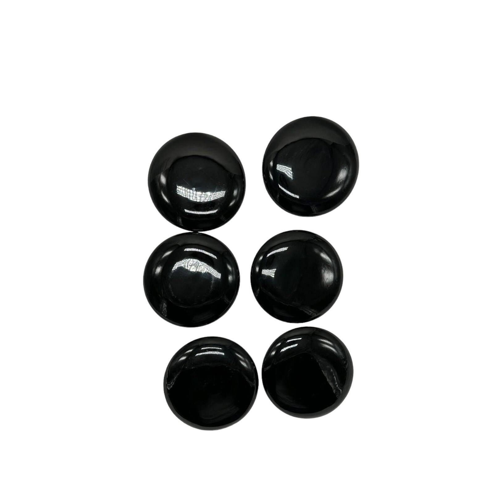 Other Antique Japanese Black Lacquer Small Plate Set of 6 6.5" Size ONE SIZE - 3 Thumbnail