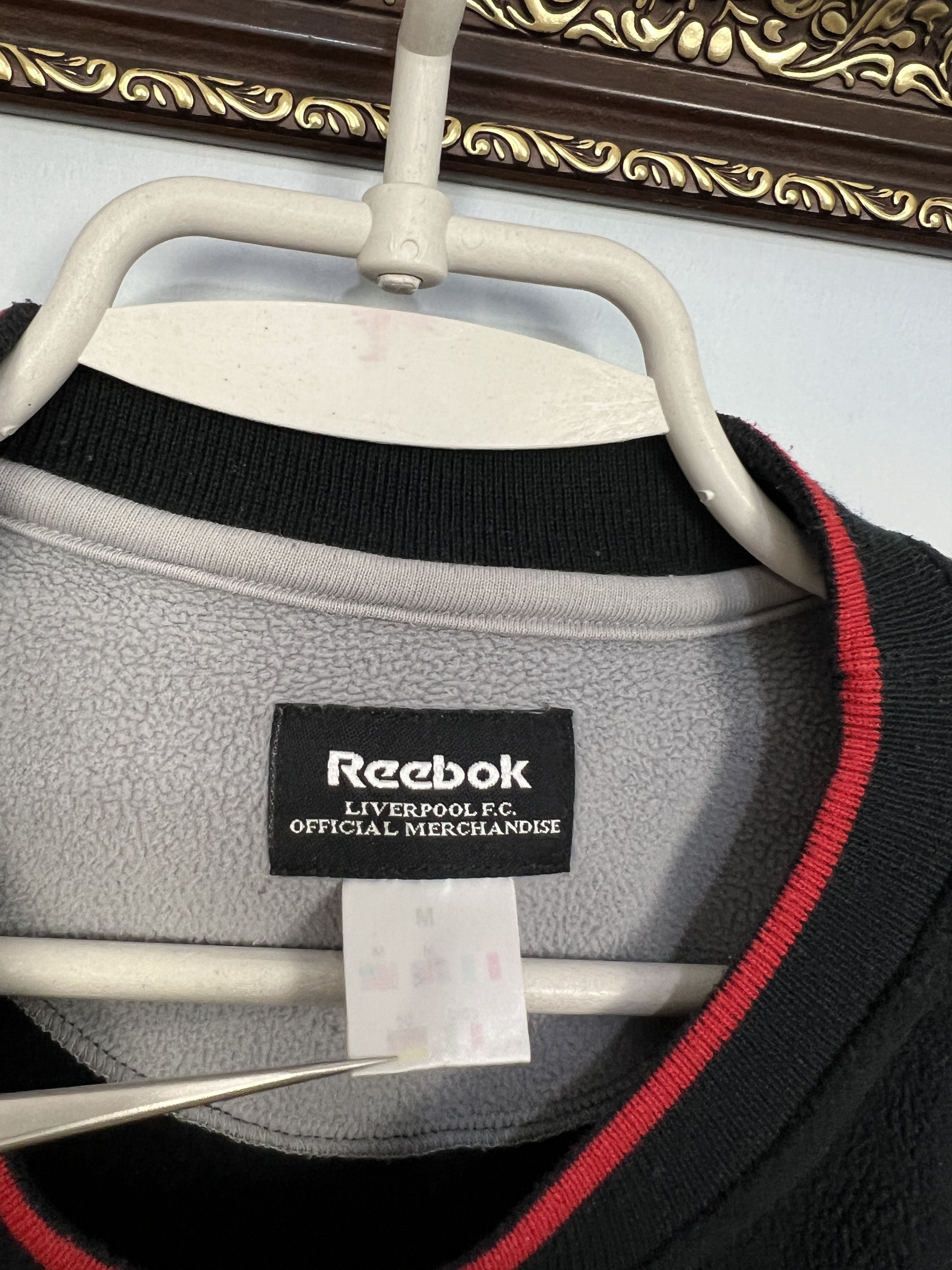 Reebok Liverpool Football Fleece Sweatshirt Jacket Track Top Size US M / EU 48-50 / 2 - 5 Thumbnail