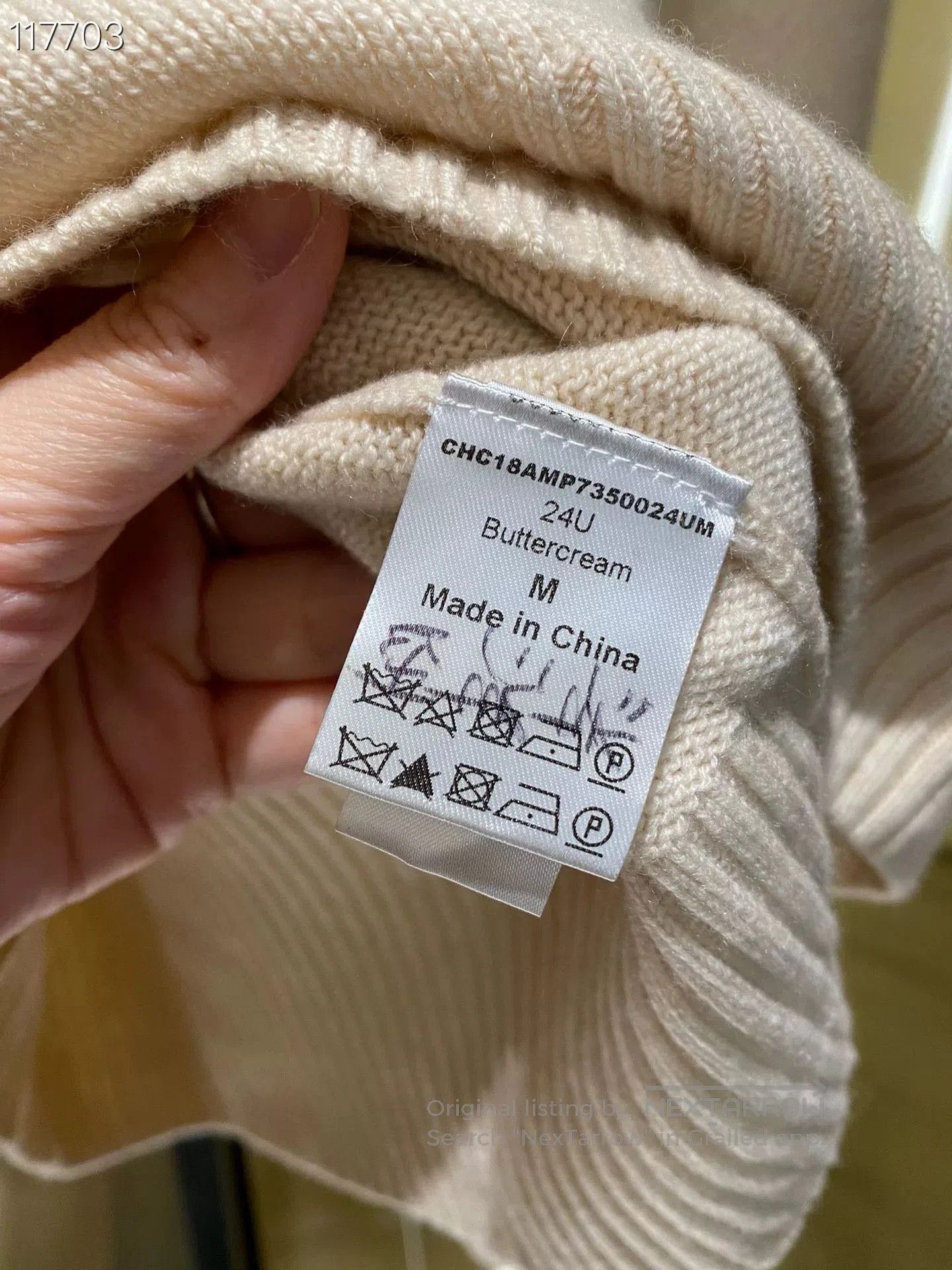 Chloe Chloe Cashmere Lantern Sleeve Sweater. Size M / US 6-8 / IT 42-44 - 4 Thumbnail