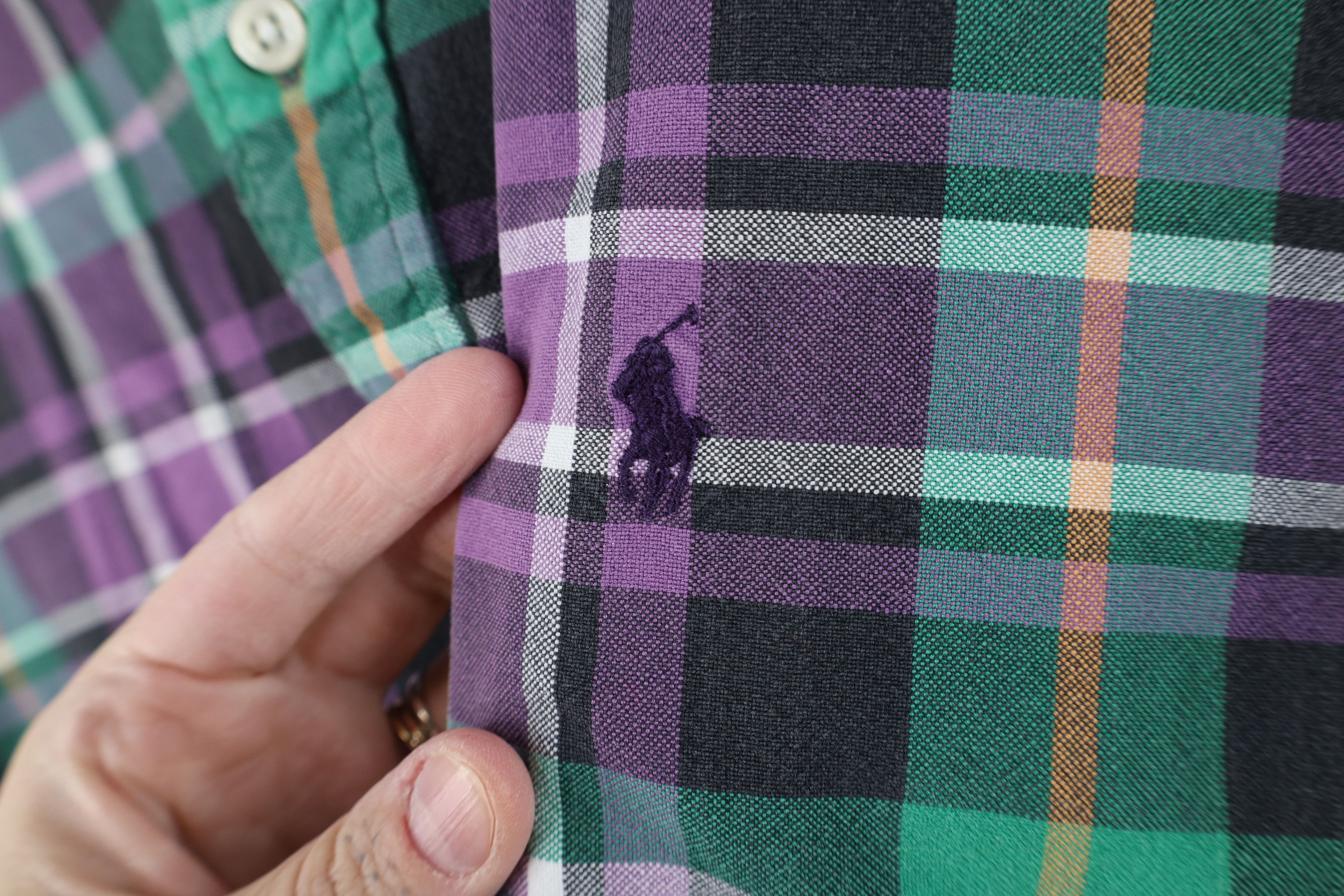 Polo Ralph Lauren Vintage 80s 90s Ralph Lauren Madras Plaid Button Down Shirt Size US S / EU 44-46 / 1 - 4 Thumbnail
