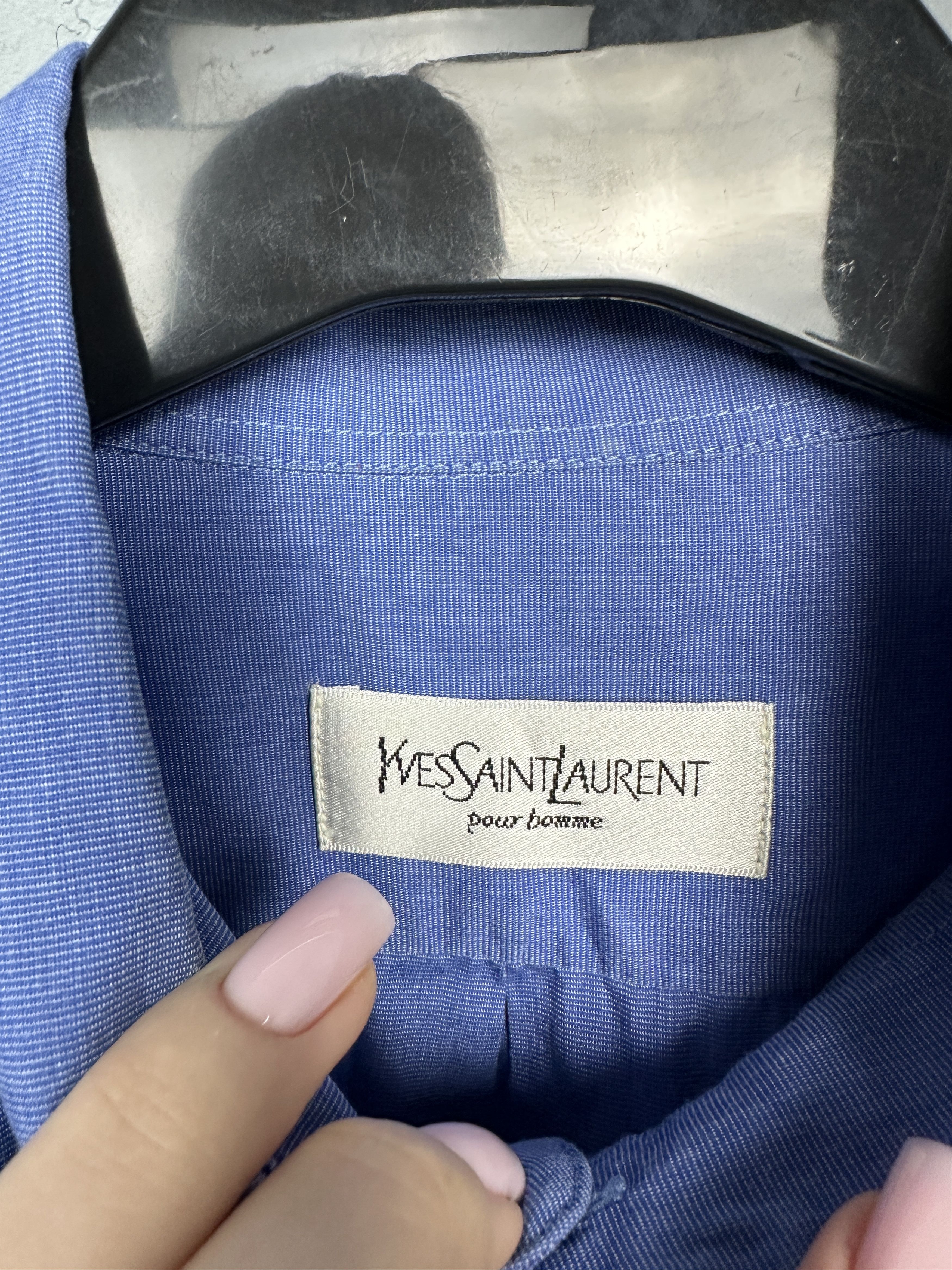 Yves Saint Laurent Yves Saint Laurent Mens Short Sleeve Shirt Size US L / EU 52-54 / 3 - 4 Thumbnail
