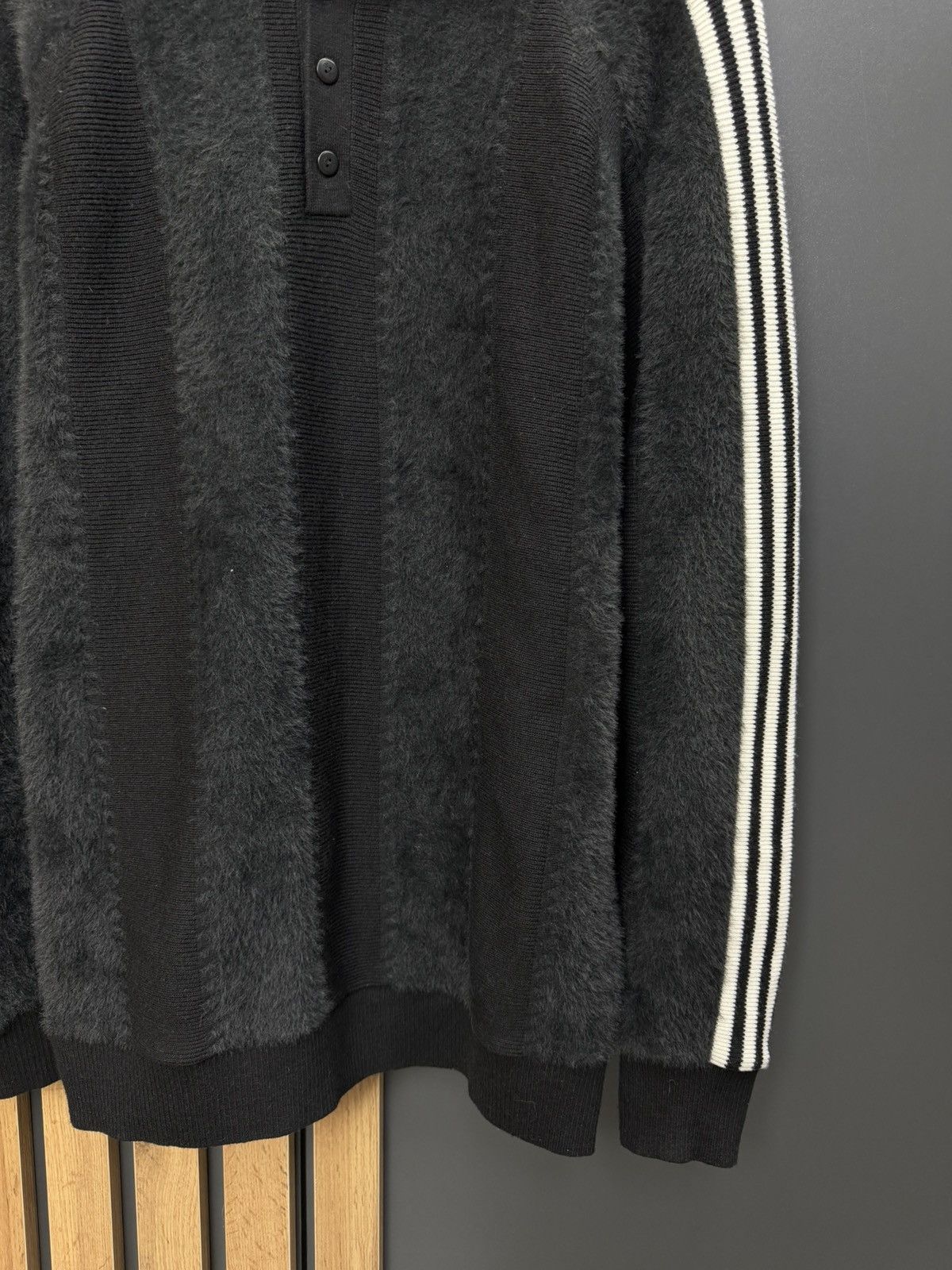 Adidas Adidas Premium Knitted Jersey Blokecore Style Size M Size US M / EU 48-50 / 2 - 2 Thumbnail