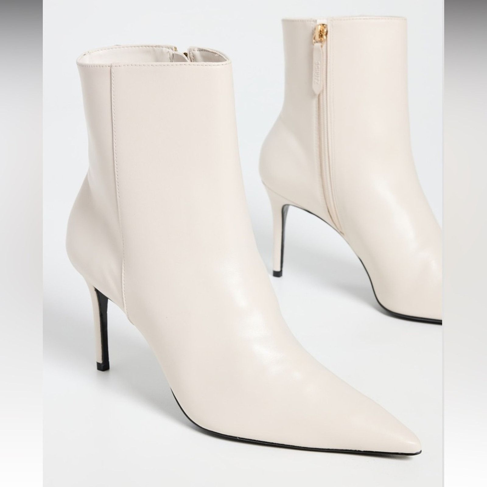 SCHUTZ NWT SCHUTZ $228 Beige Mikki Booties Size 7.5 Size US 7.5 / IT 37.5 - 2 Thumbnail