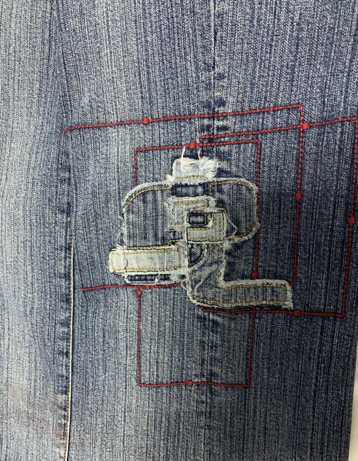 Japanese Brand × Le Grande Bleu (L.G.B.) × Pepe Jeans Pepe Jeans Patchwork Slim Stretchable Jeans Size 30" / US 8 / IT 44 - 7 Thumbnail