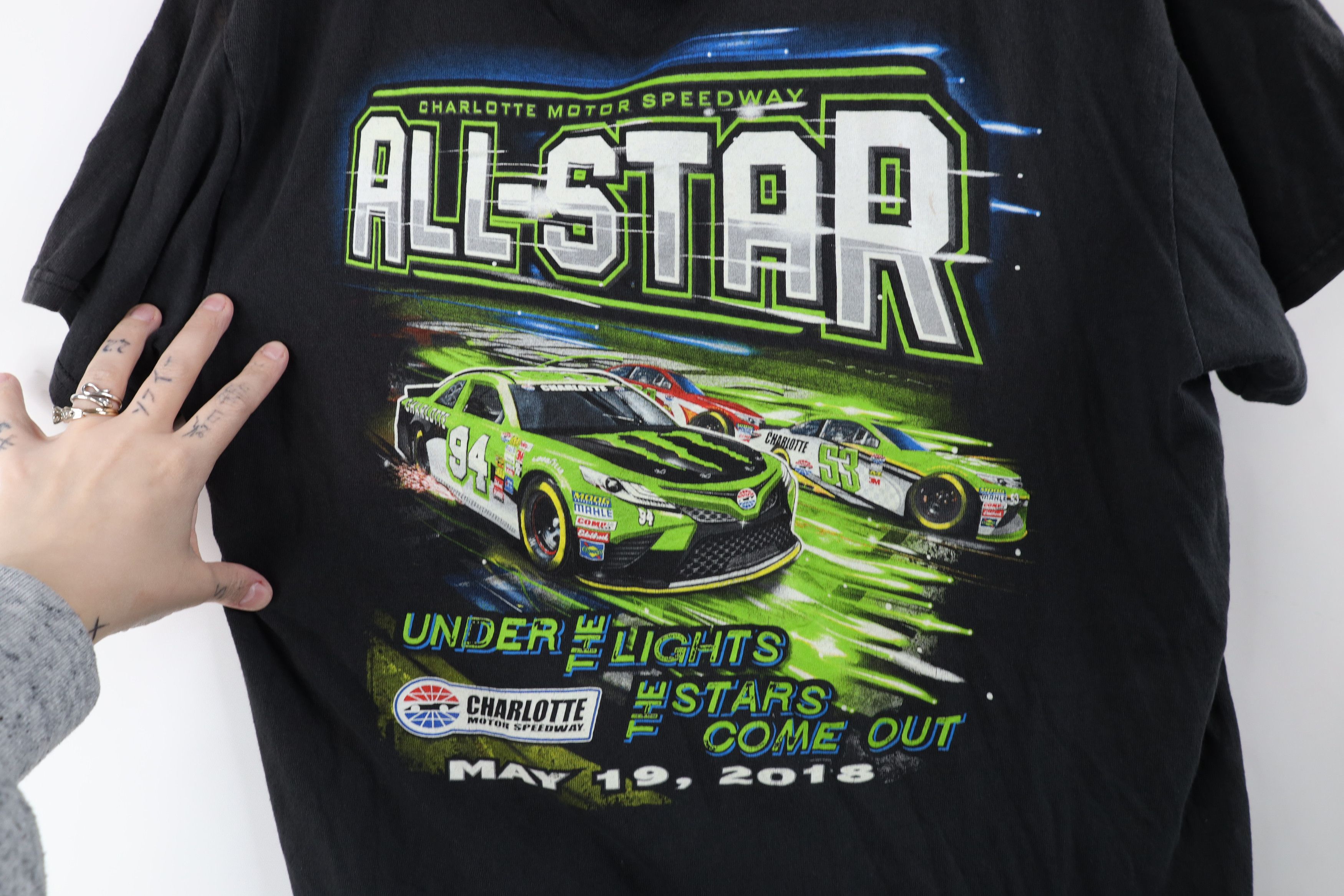 Vintage Vintage Y2K Charlotte Motor Speedway Car Racing T-Shirt Size US L / EU 52-54 / 3 - 8 Thumbnail