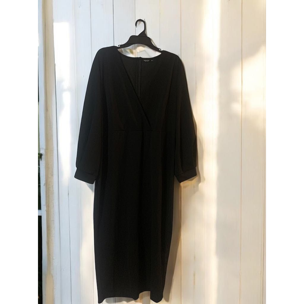 Other Women's Maxi Formal Dress Black Long Sleeve Mesh Light 3XL Size 3XL / US 20-22 - 3 Thumbnail