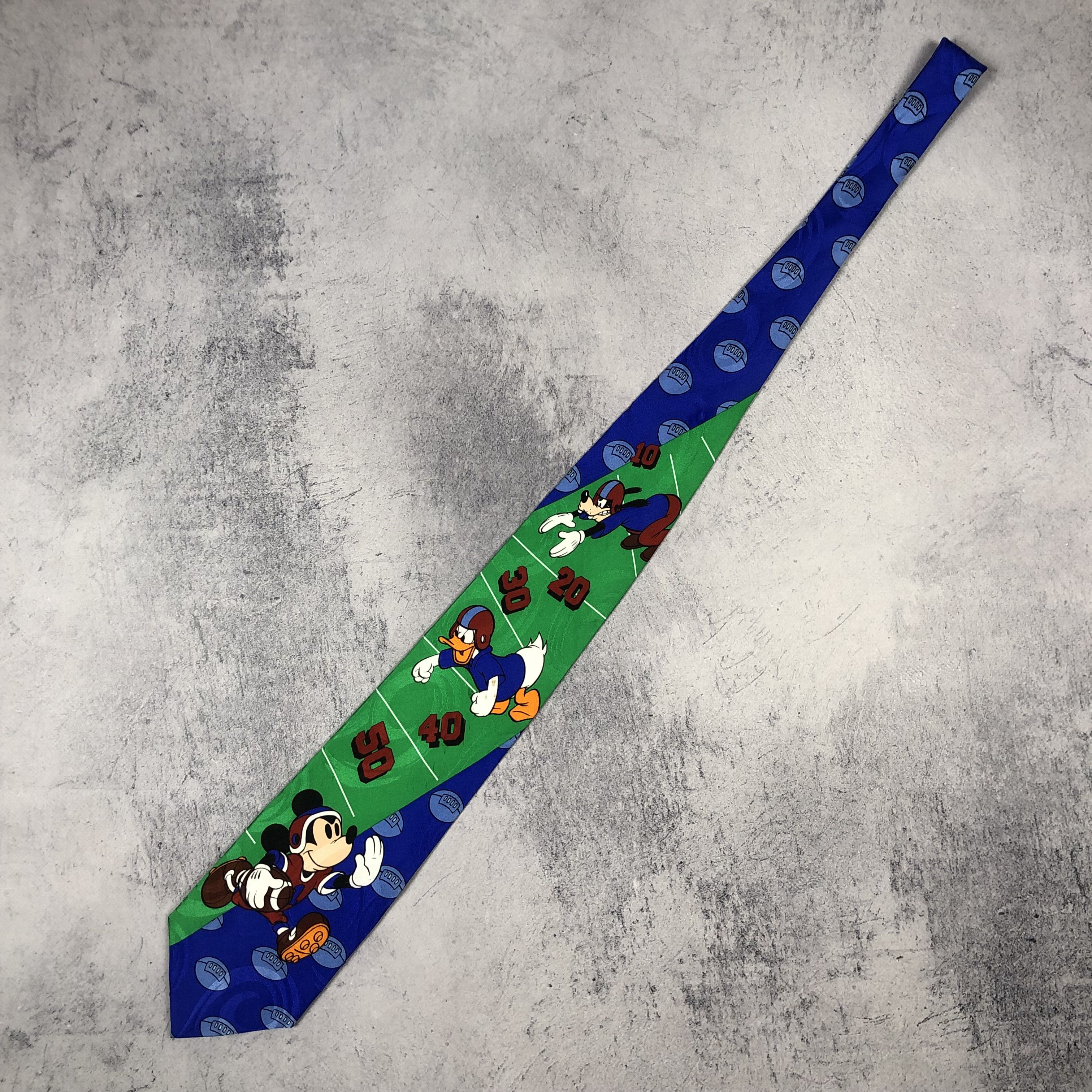 Mickey Mouse 90s Disney Tie Mickey Mouse Donald Duck Size ONE SIZE - 3 Thumbnail