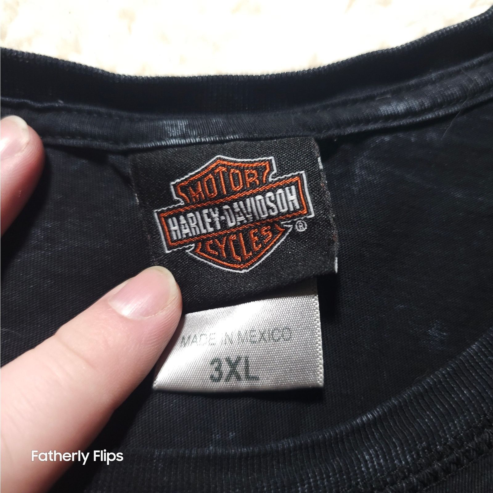 Harley Davidson Harley Davidson Brandon FL Skull Shirt 3XL Black Acid Wash Size US XXL / EU 58 / 5 - 4 Thumbnail