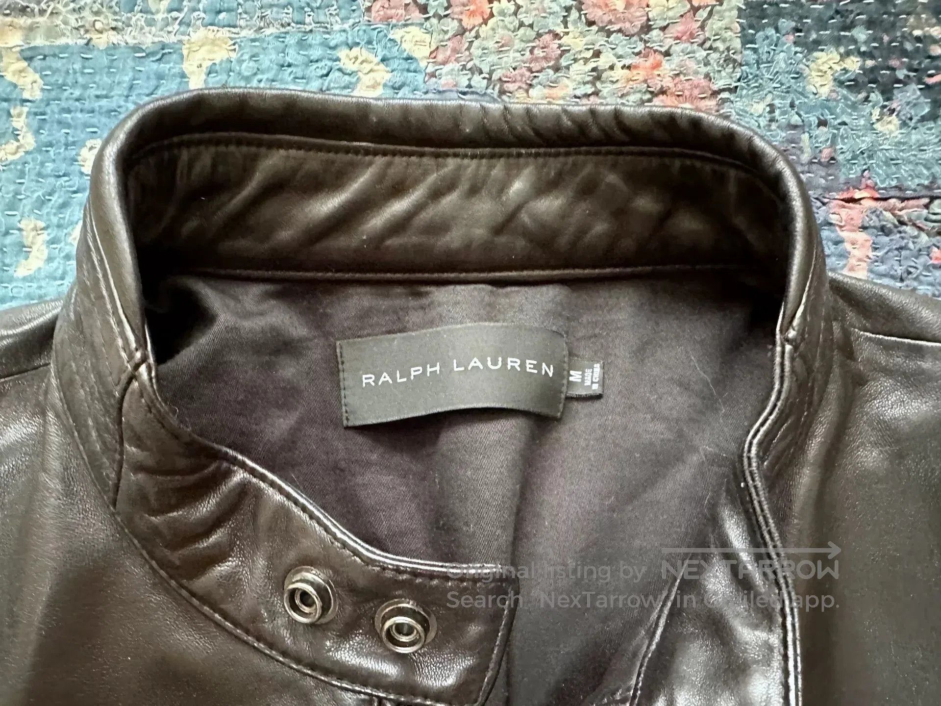 Ralph Lauren Black Label ralph lauren black label leather motorcycle jacket. Size US M / EU 48-50 / 2 - 5 Thumbnail