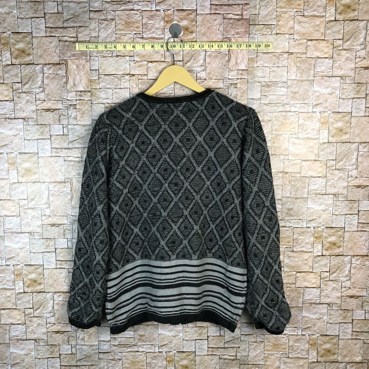 Japanese Brand More Planta Grey Cardigan Knitwear sweater #A812 Size US M / EU 48-50 / 2 - 11 Thumbnail