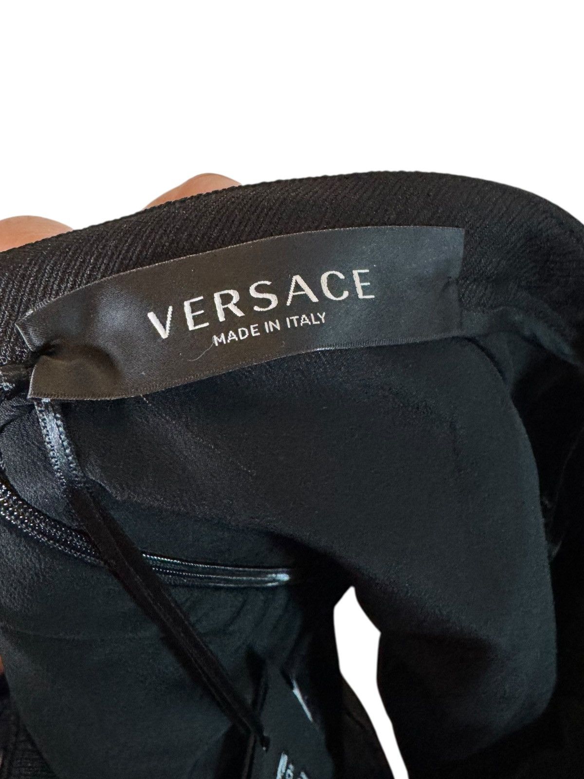 Versace Versace black flared technical skirt – size M Size 28" / US 6 / IT 42 - 4 Thumbnail