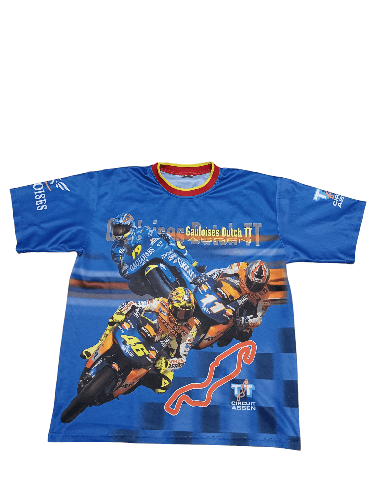 Other VINTAGE RACING MOTO BIKES HONDA FULL PRINTED TEE JERSEY Size US XXL / EU 58 / 5 - 1 Thumbnail