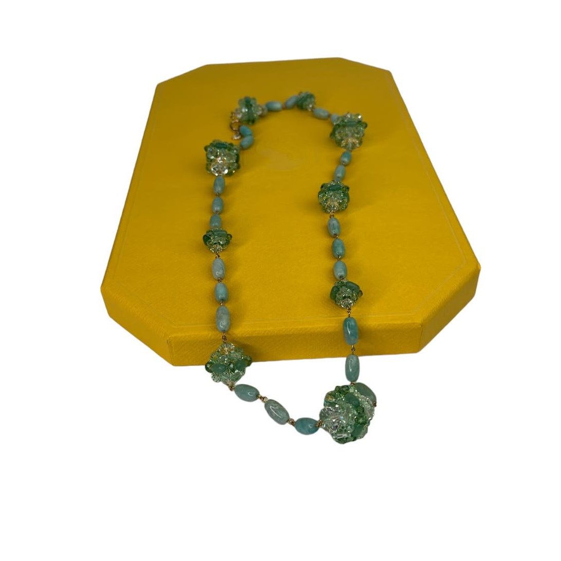 Swarovski Swarovski Somnia necklace Long, Green, Gold-tone plated M Size ONE SIZE - 3 Thumbnail