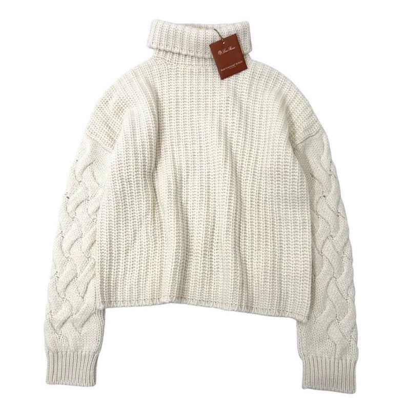Ermenegildo Zegna Loro Piana Women's Cashmere Turtleneck Sweater Size US L / EU 52-54 / 3 - 1 Thumbnail