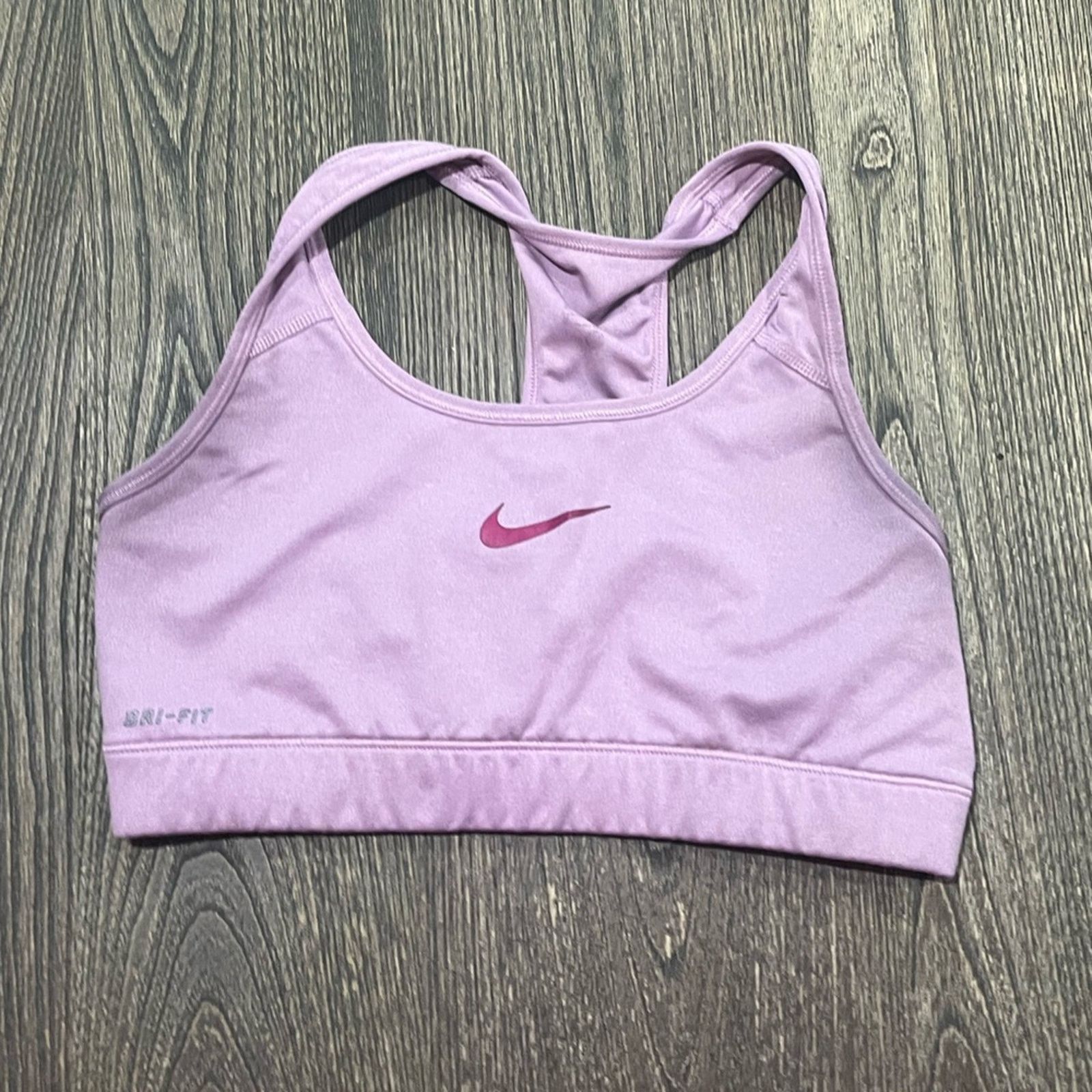 Nike Nike Dri-Fit Womens Sports Bra Racerback Swoosh Size M Size M / US 6-8 / IT 42-44 - 1 Thumbnail