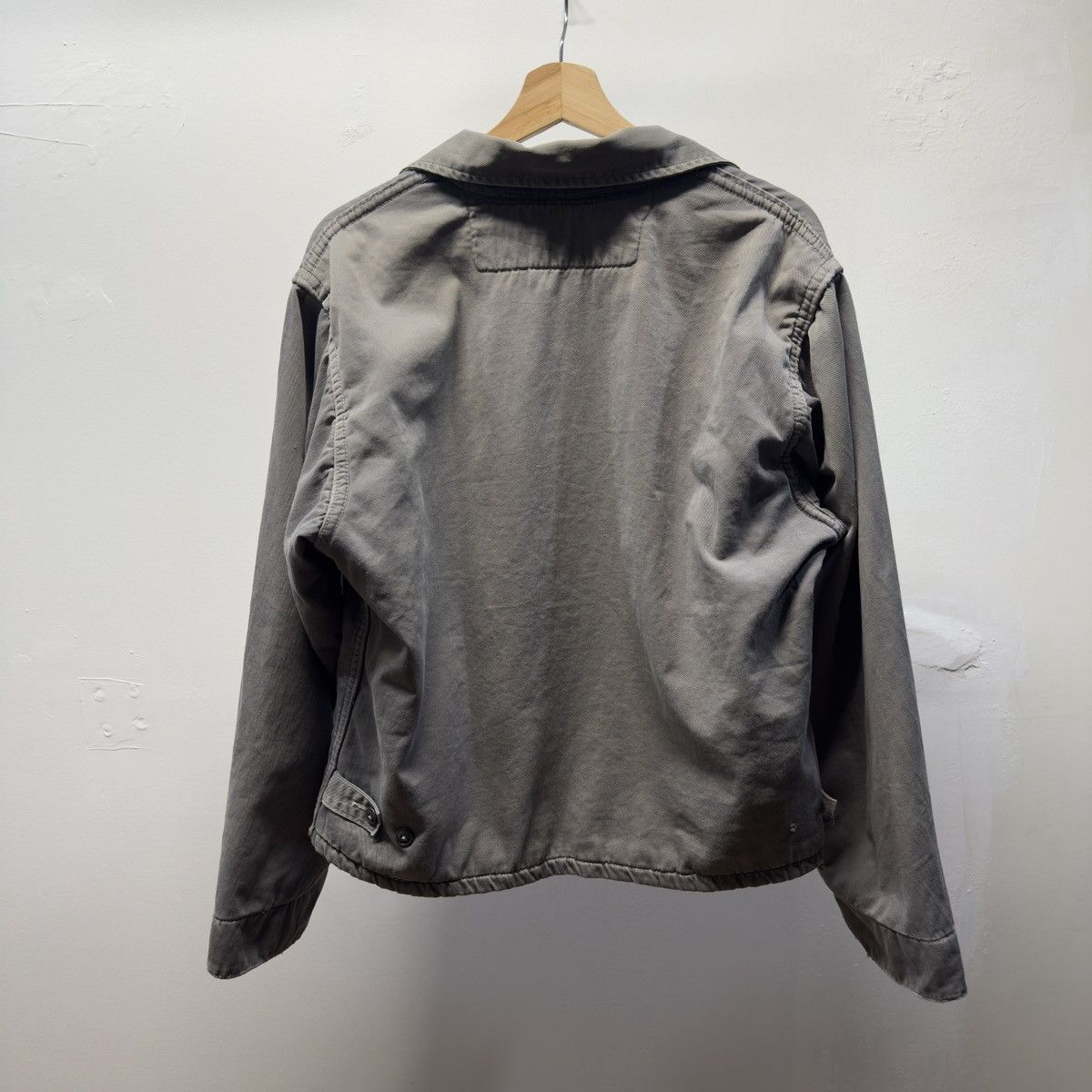 Vintage 50s 60s Thrashed Faded Distressed Work Jacket ERD Grunge Size US L / EU 52-54 / 3 - 8 Thumbnail