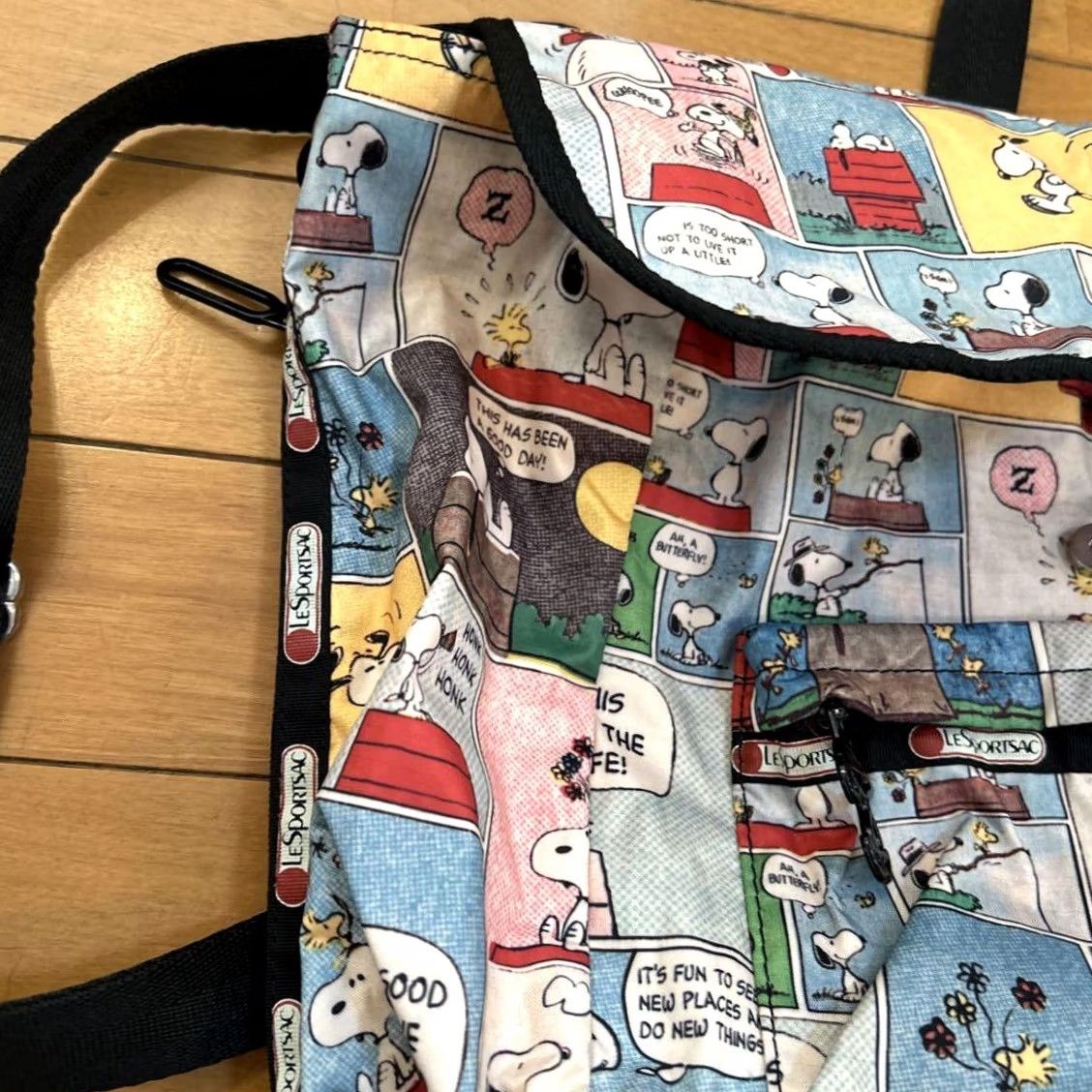 LeSportsac LeSportsac Snoopy Mini Backpack LeSportsac×PEANUTS Snoopy mini backpack from japan, Multicolor, Polyester, Backpack, Women, Mini, Unassembled? Size ONE SIZE - 5 Thumbnail