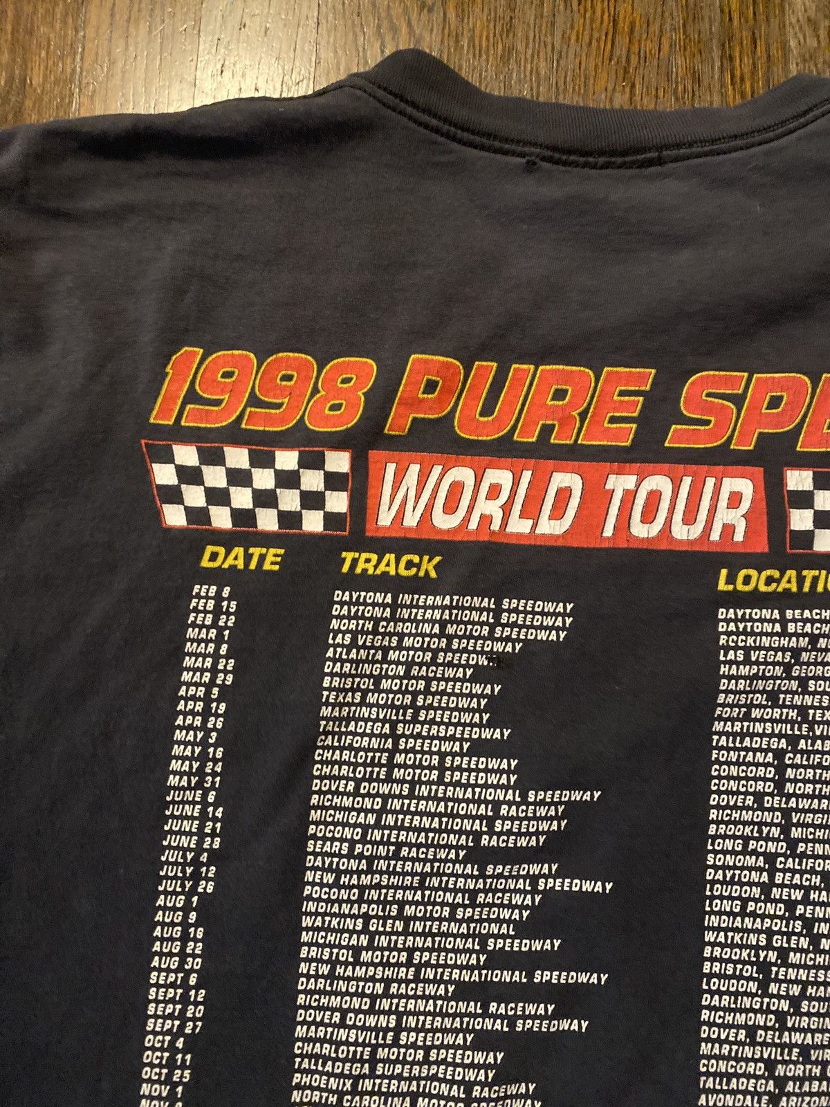 Vintage 1998 Vintage NASCAR Tee Shirt Size L Size US L / EU 52-54 / 3 - 5 Thumbnail