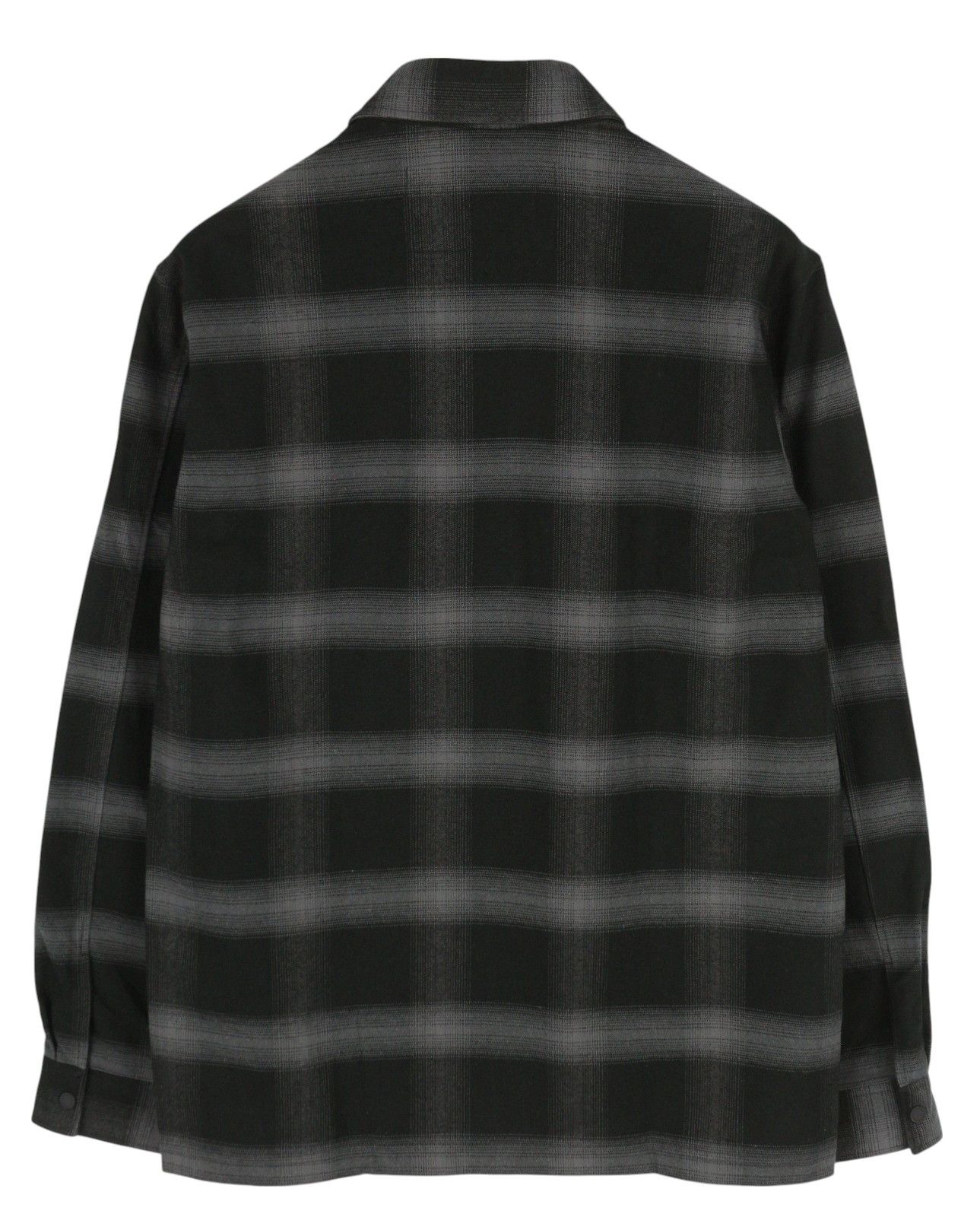 Calvin Klein TWILL FLEECE CHECK M Black Snap Overshirt Jacket 84934 Size US M / EU 48-50 / 2 - 4 Thumbnail