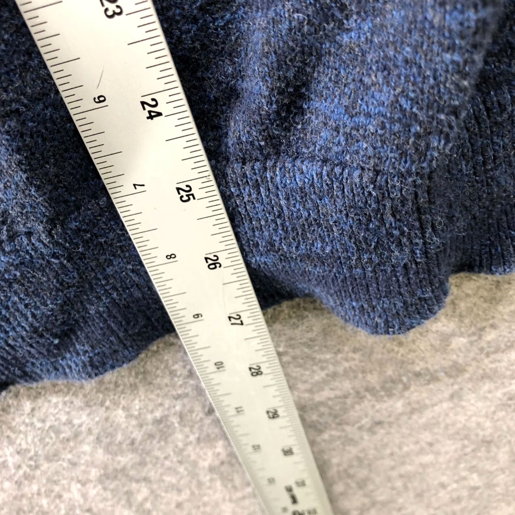 Banana Republic Banana Republic Hoodie Mens L Blue Knit Sweater Cotton Pullover Size US L / EU 52-54 / 3 - 4 Thumbnail