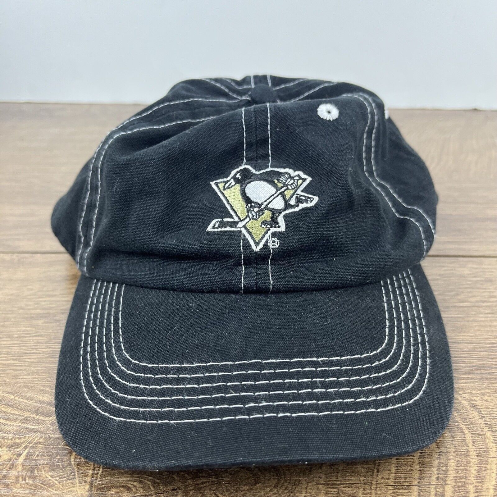 Other Pittsburgh Penguins Hat Black NHL Penguin Cap Hat Adjustable Size ONE SIZE - 3 Thumbnail