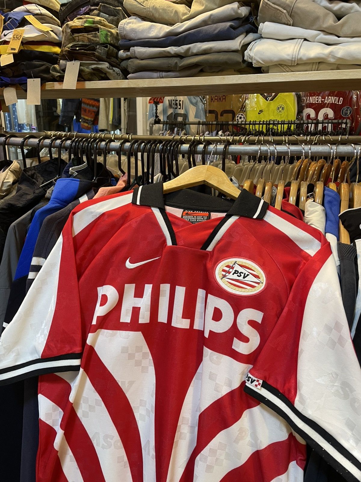 Nike Rare Vintage 1996-1997 PSV Eindhoven Home Kit Size US L / EU 52-54 / 3 - 2 Thumbnail