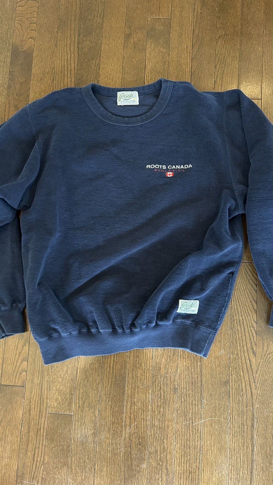 Roots Vintage Blue Roots Canada Crewneck Size US S / EU 44-46 / 1 - 1 Thumbnail