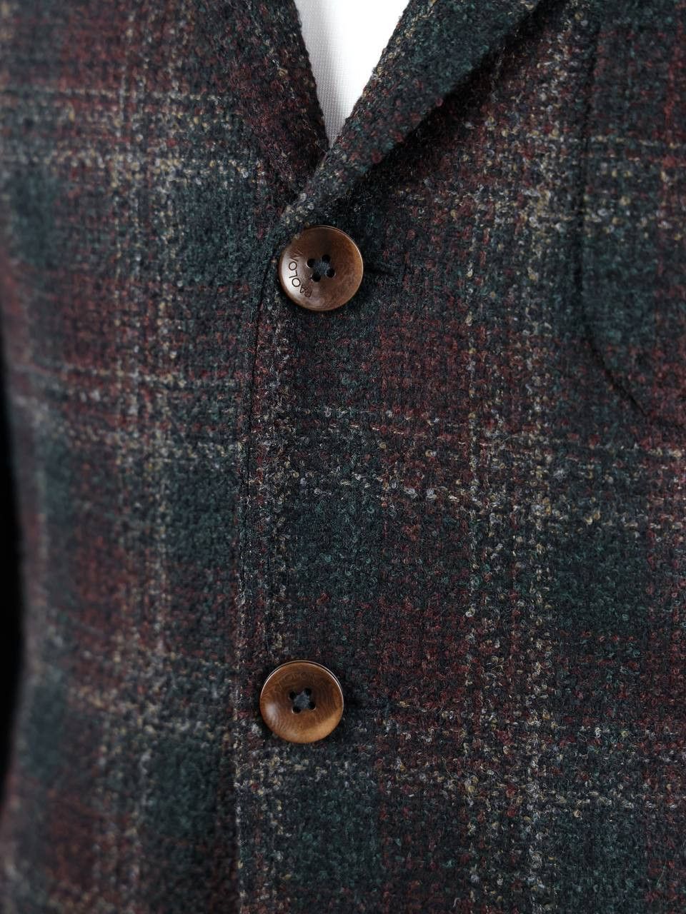 Paoloni PAOLONI Plaid woolen jacket Size 48R - 5 Thumbnail