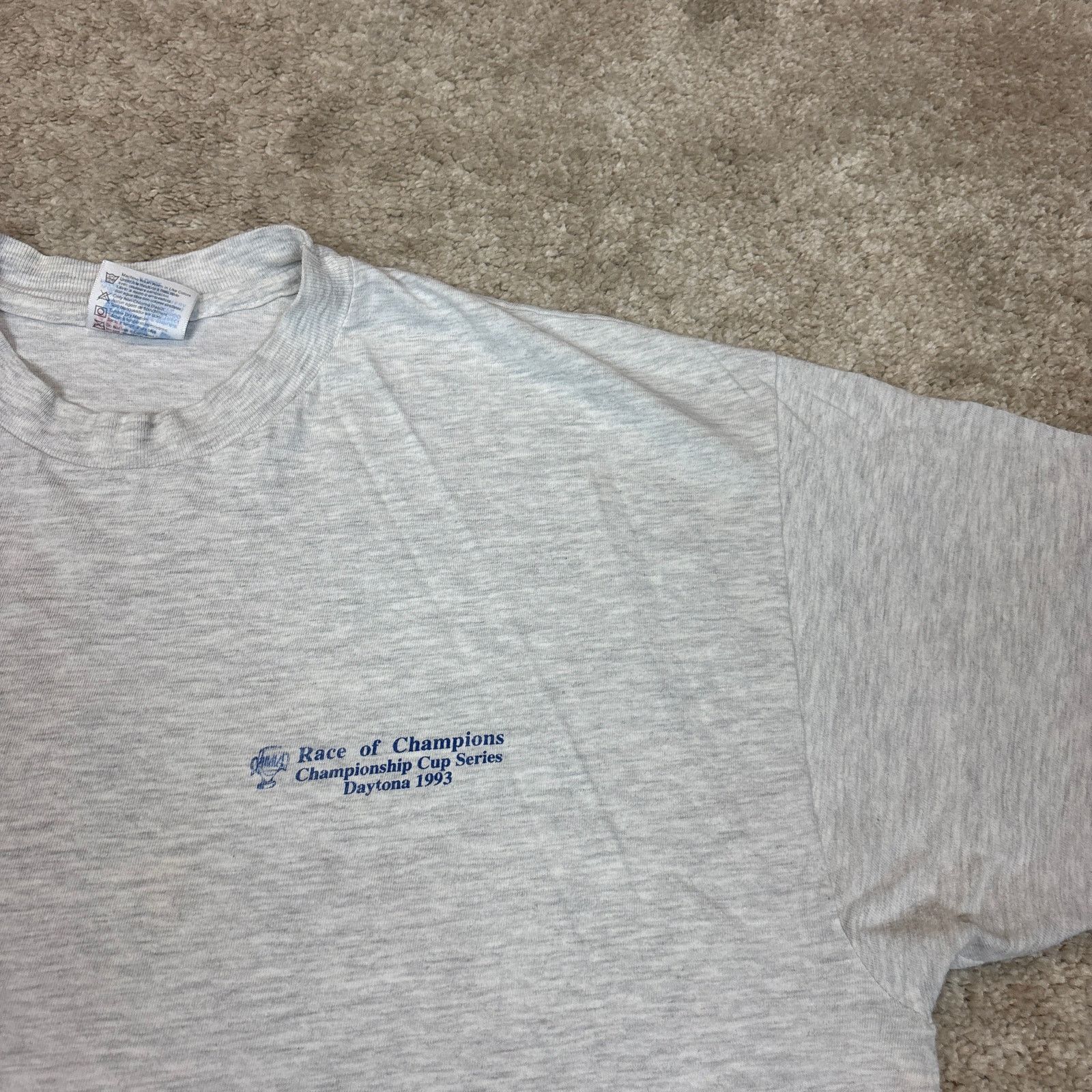 Hanes × Vintage VTG 90s Daytona Championship Cup Race of Champions Shirt XL Size US XL / EU 56 / 4 - 4 Thumbnail