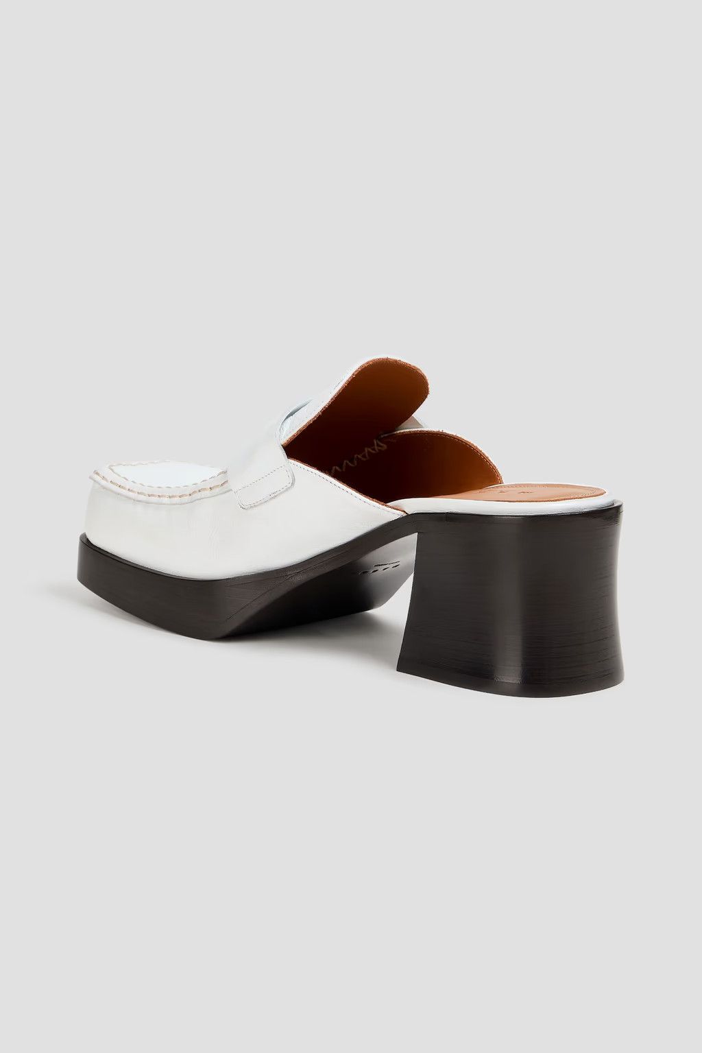 Marni o1y1025 Mules in White Size US 5 / IT 35 - 2 Thumbnail