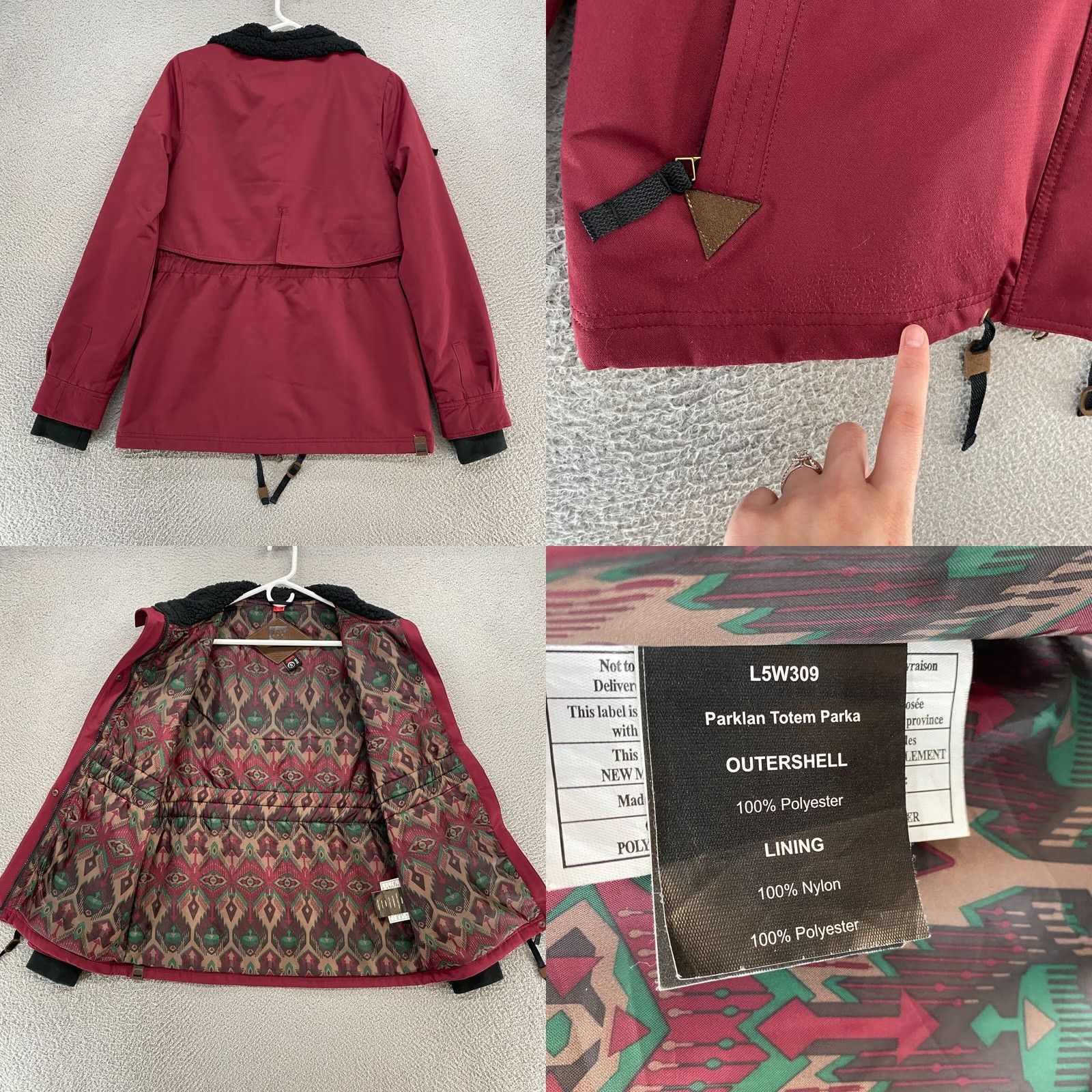 686 686 Parklan Totem Parka Jacket Womens M Red Logo Casual Travel Fall Winter 686 Parklan Totem Parka Jacket Womens M Red Logo Casual Travel Fall Winter Size M / US 6-8 / IT 42-44 - 9 Thumbnail