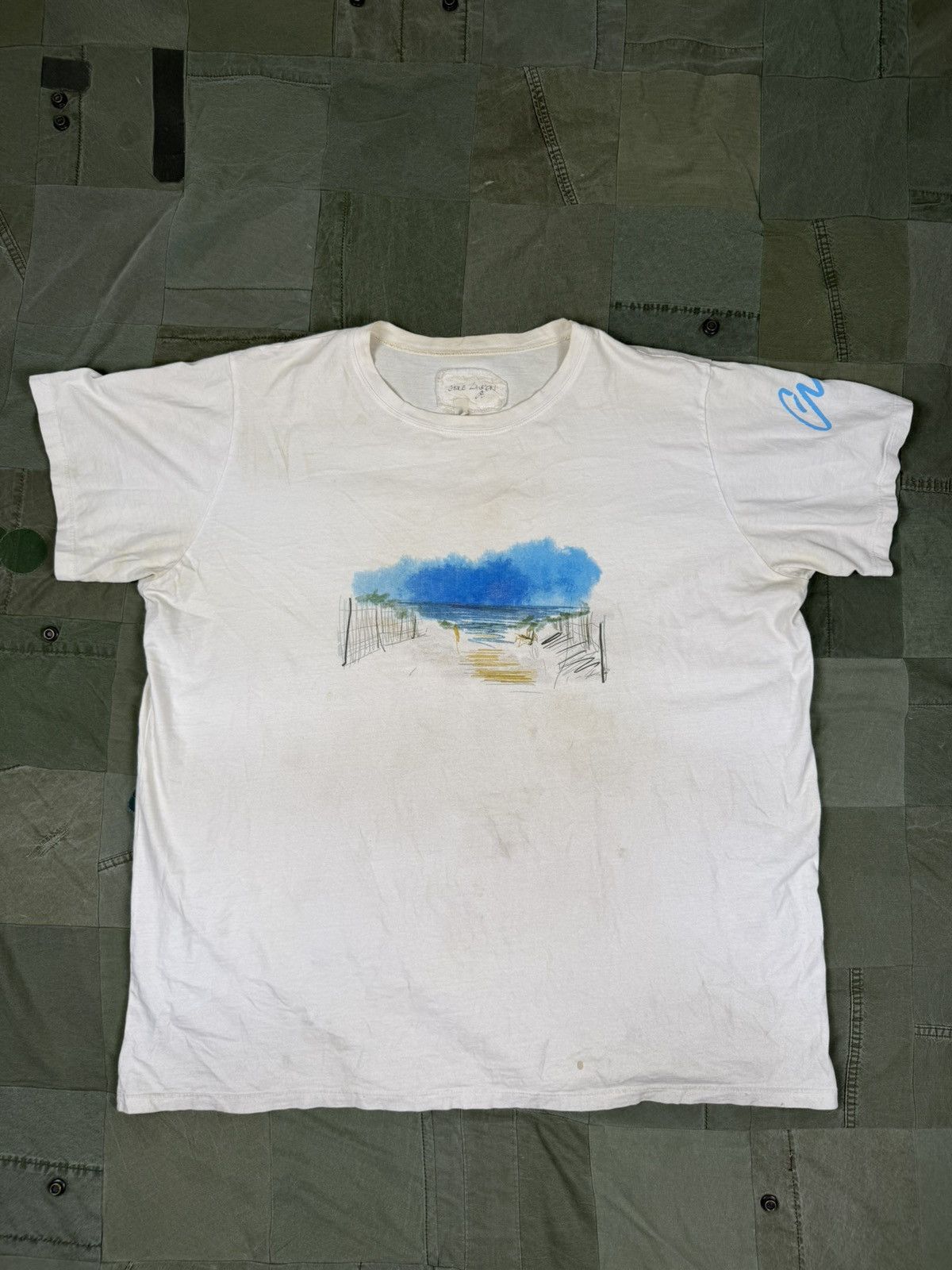 Greg Lauren Beach Tee Size US L / EU 52-54 / 3 - 1 Thumbnail