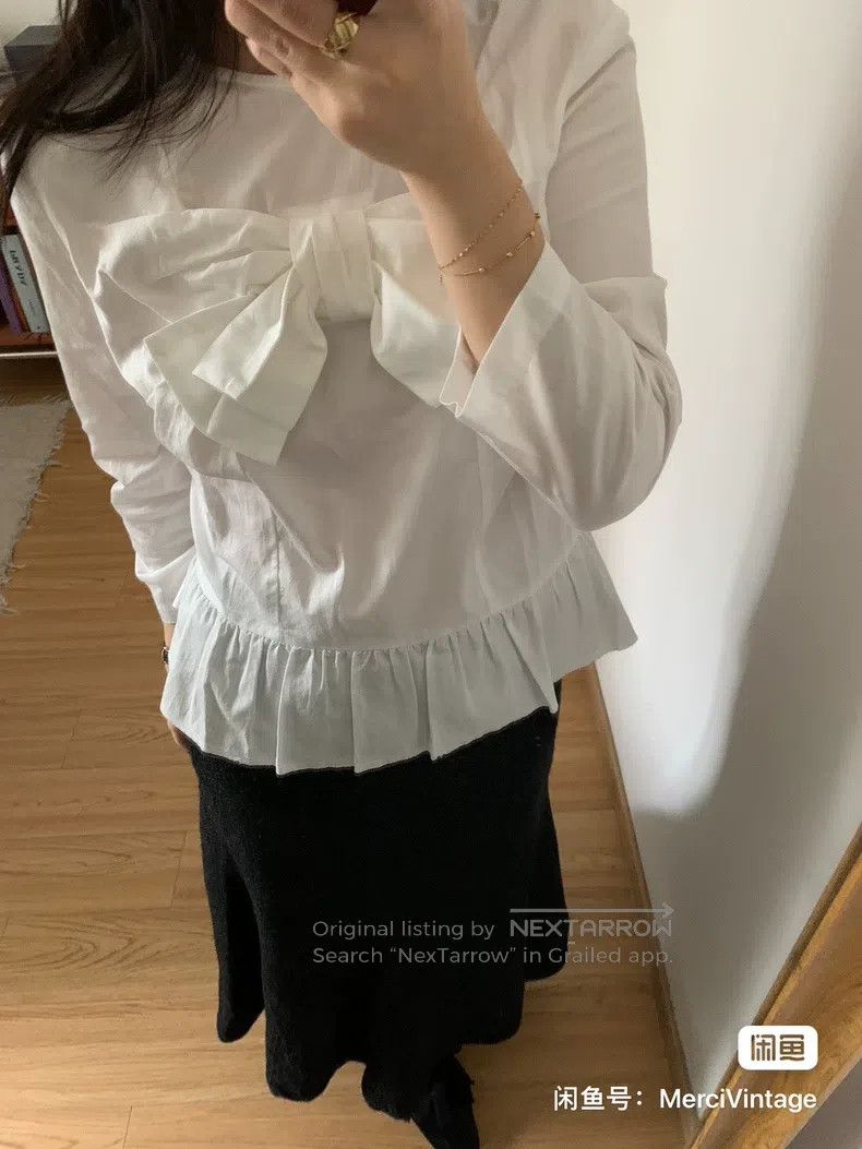 Comme des Garcons Comme Des Garcons Rare Bow Shirt Size XS / US 0-2 / IT 36-38 - 3 Thumbnail