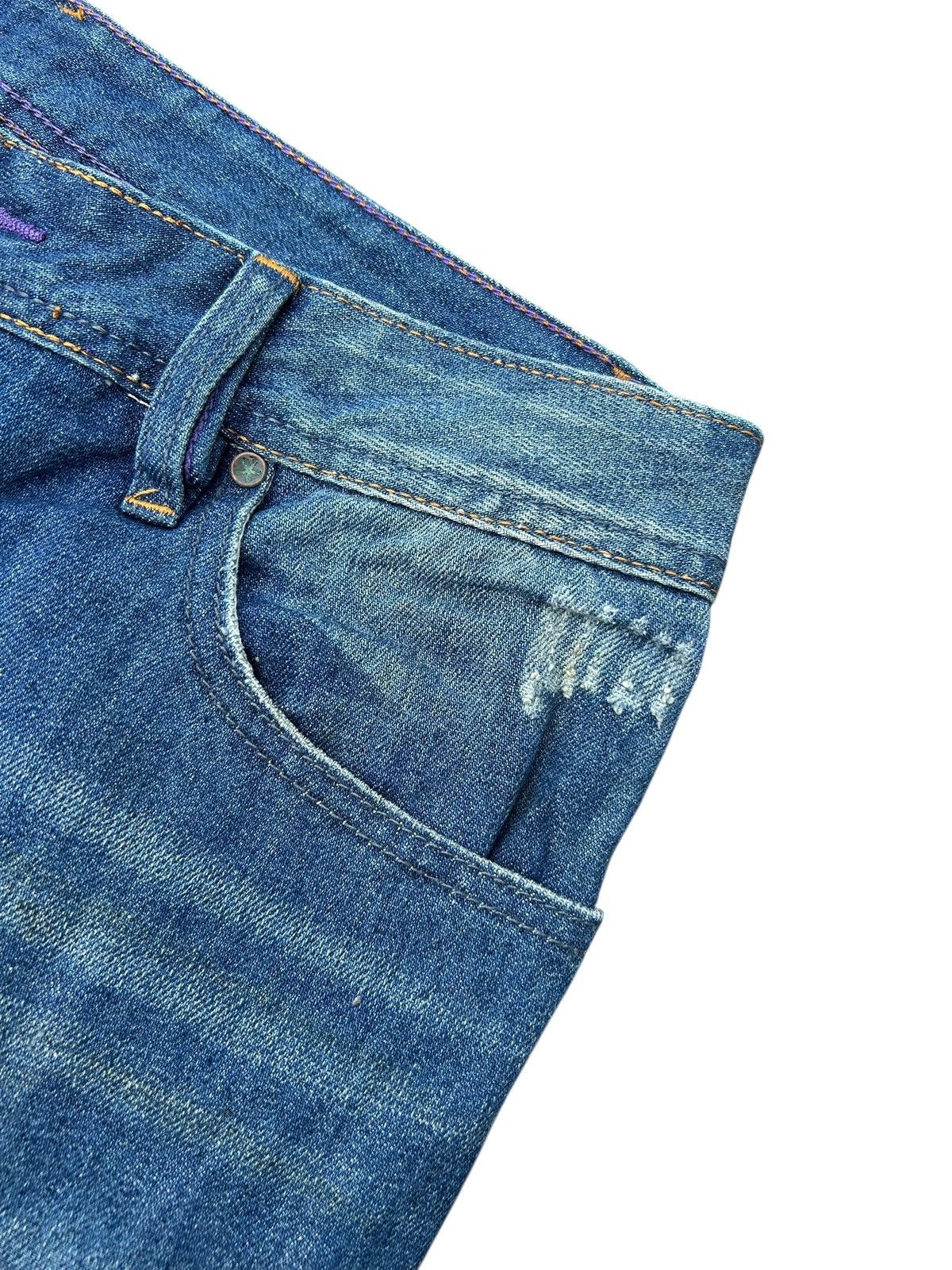 Diesel Flare Diesel Button Fly Distressed Denim Jeans Size US 32 / EU 48 - 7 Thumbnail