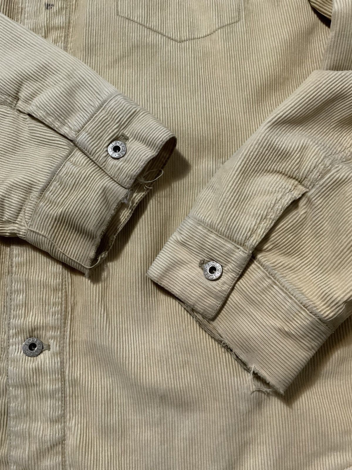 J.Crew × Vintage Vintage J. Crew Corduroy Work Quilted Lined Trucker Jacket Size US XL / EU 56 / 4 - 8 Thumbnail