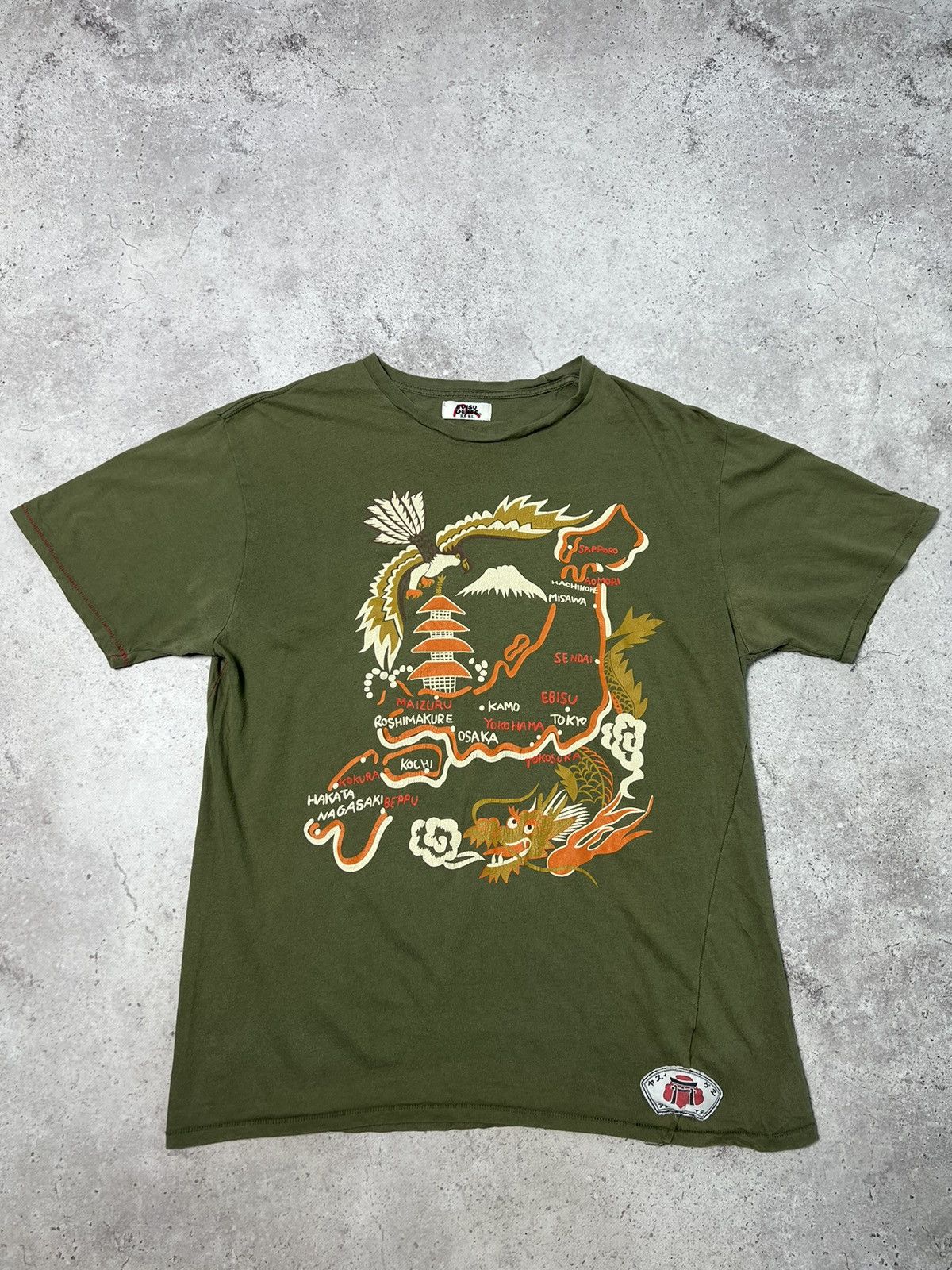 Evisu × Japanese Brand × Vintage Vintage Evisu Genes Dragon Tee Japan Size US XL / EU 56 / 4 - 1 Thumbnail
