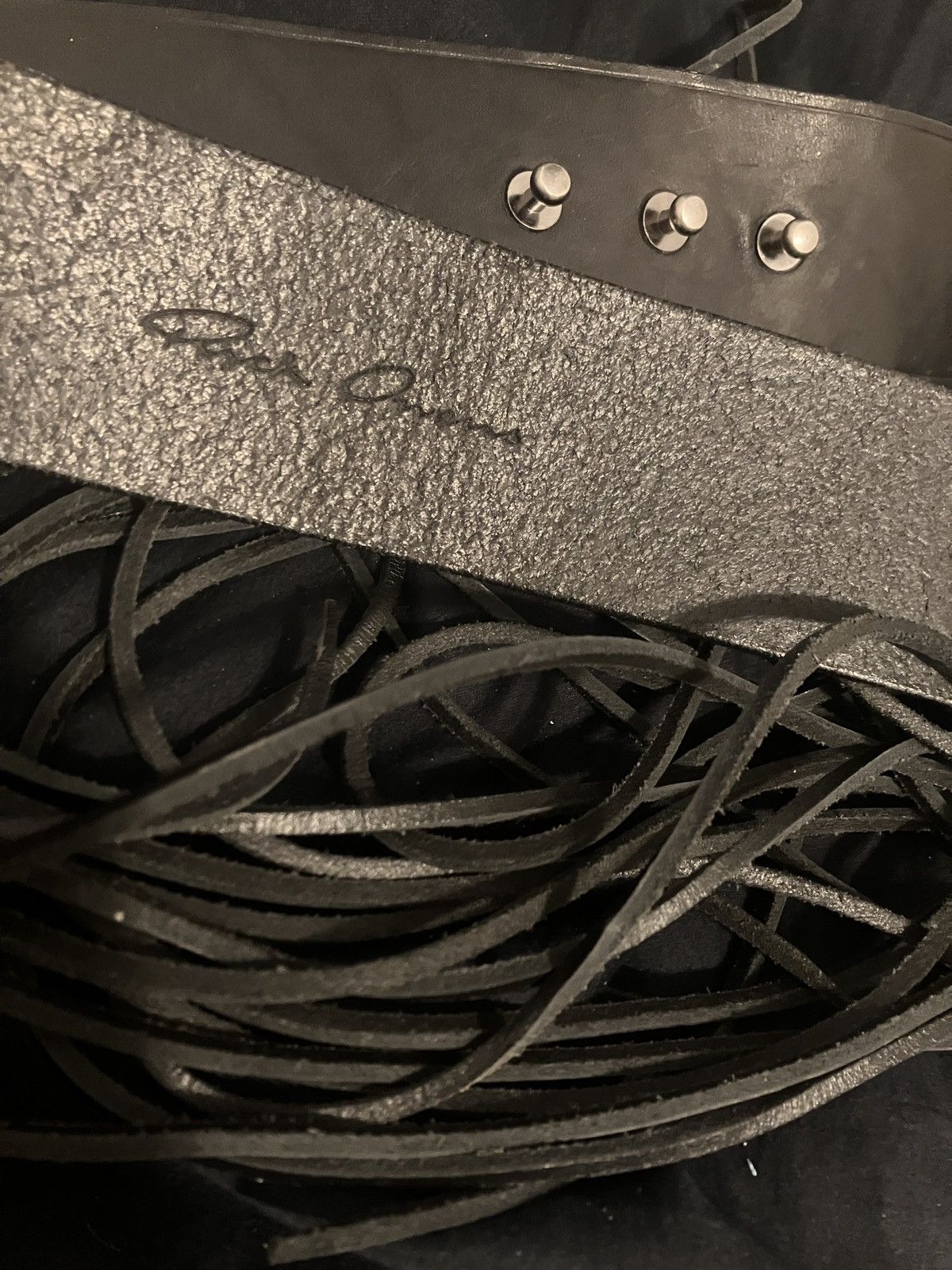 Rick Owens Belt Size 32 - 3 Thumbnail