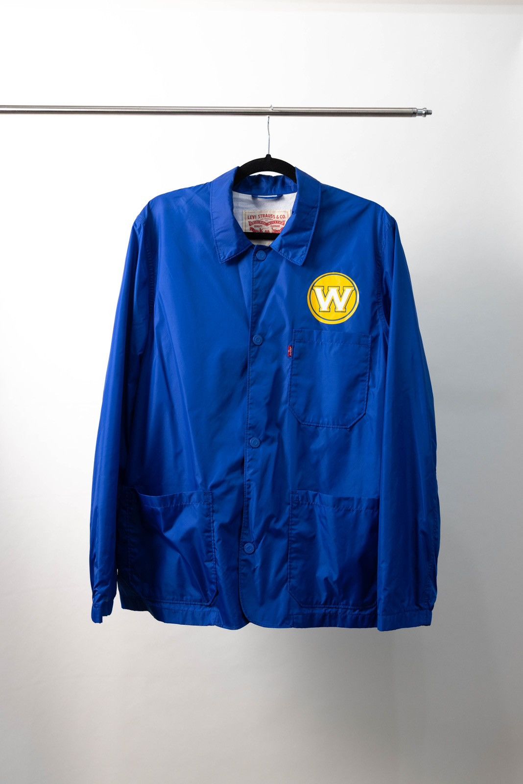 Levi's × NBA Levi’s X Golden State Warriors Windbreaker Jacket Size US M / EU 48-50 / 2 - 2 Thumbnail