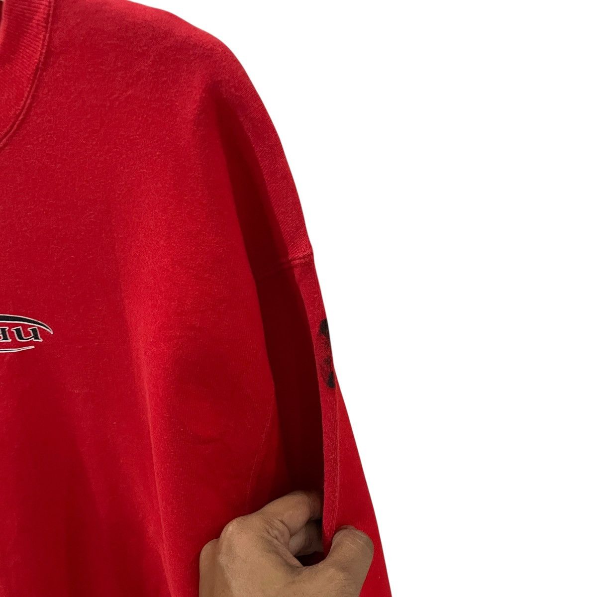 Vintage Vintage 90s Cru Design Beach Surfing Pullover Seeatshirt Size US M / EU 48-50 / 2 - 5 Thumbnail