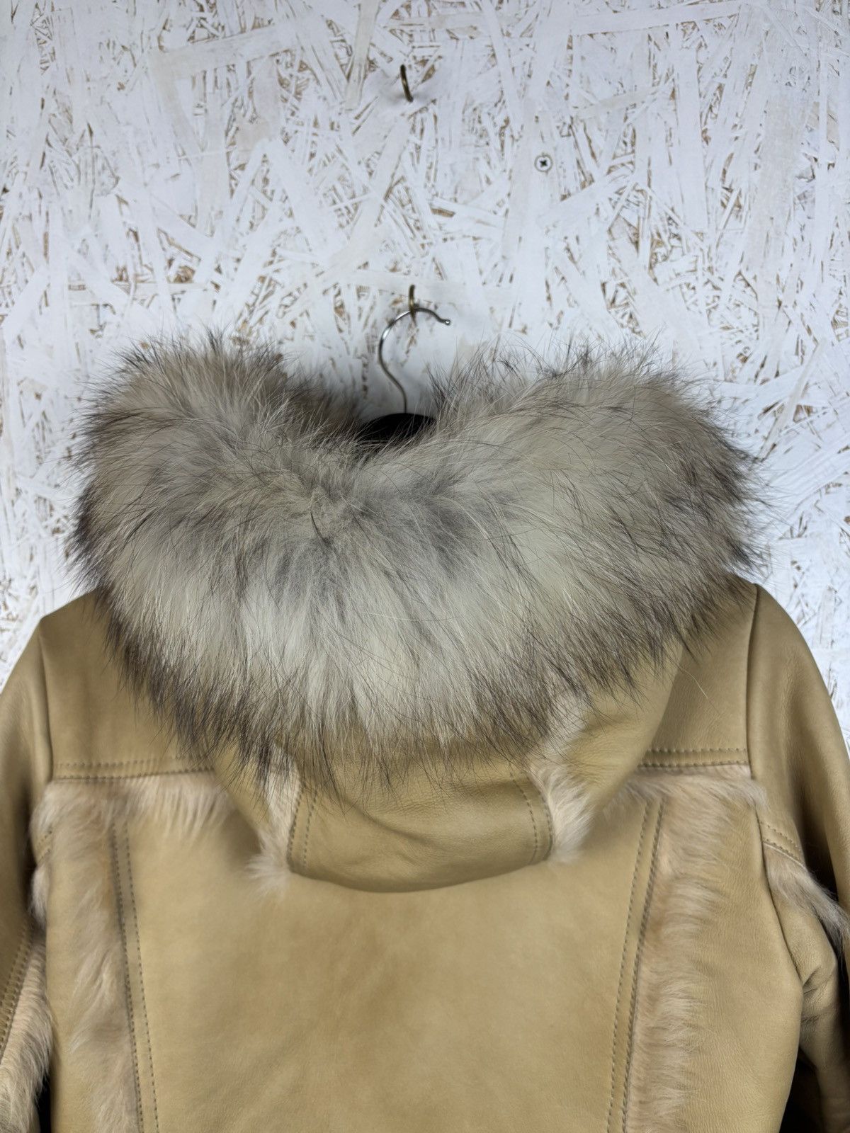 Prada Prada AW06 Shearling Sheep Fox Fur Leather Dufflecoat 44 Size M / US 6-8 / IT 42-44 - 10 Thumbnail