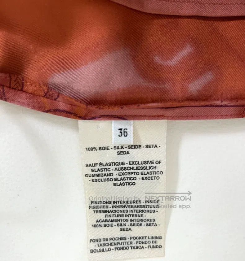 Hermes Hermes 100% mulberry silk shorts Size 24" / US 00 / IT 34 - 8 Thumbnail