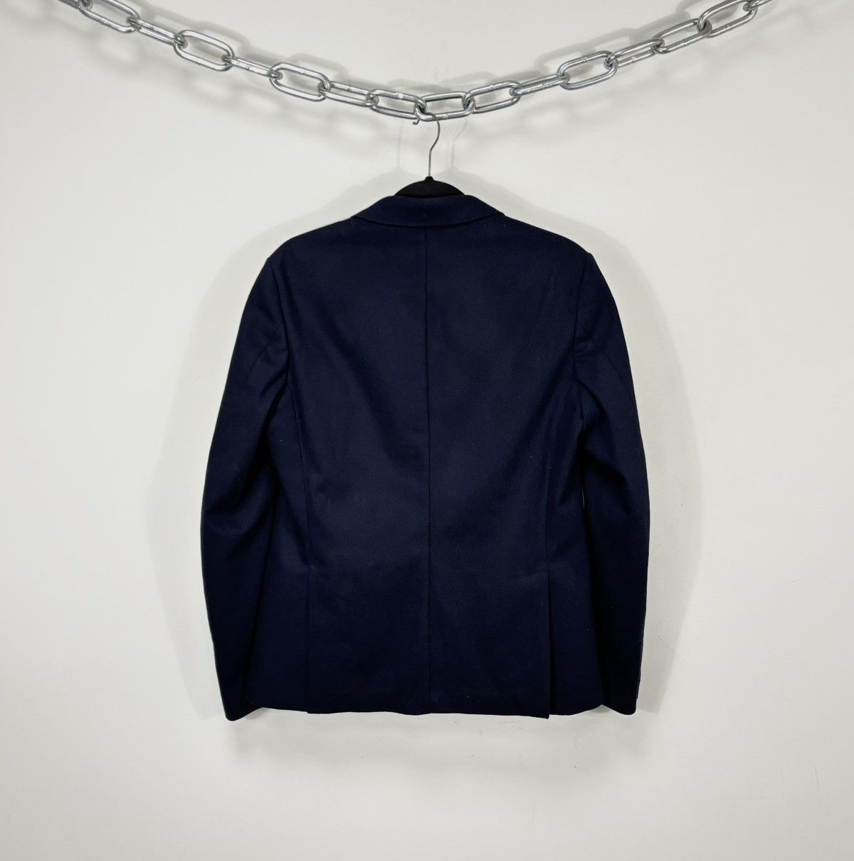 Grifoni Mauro Grifoni Men’s Navy Blue Wool Blend Blazer Jacket Size 40R - 3 Thumbnail