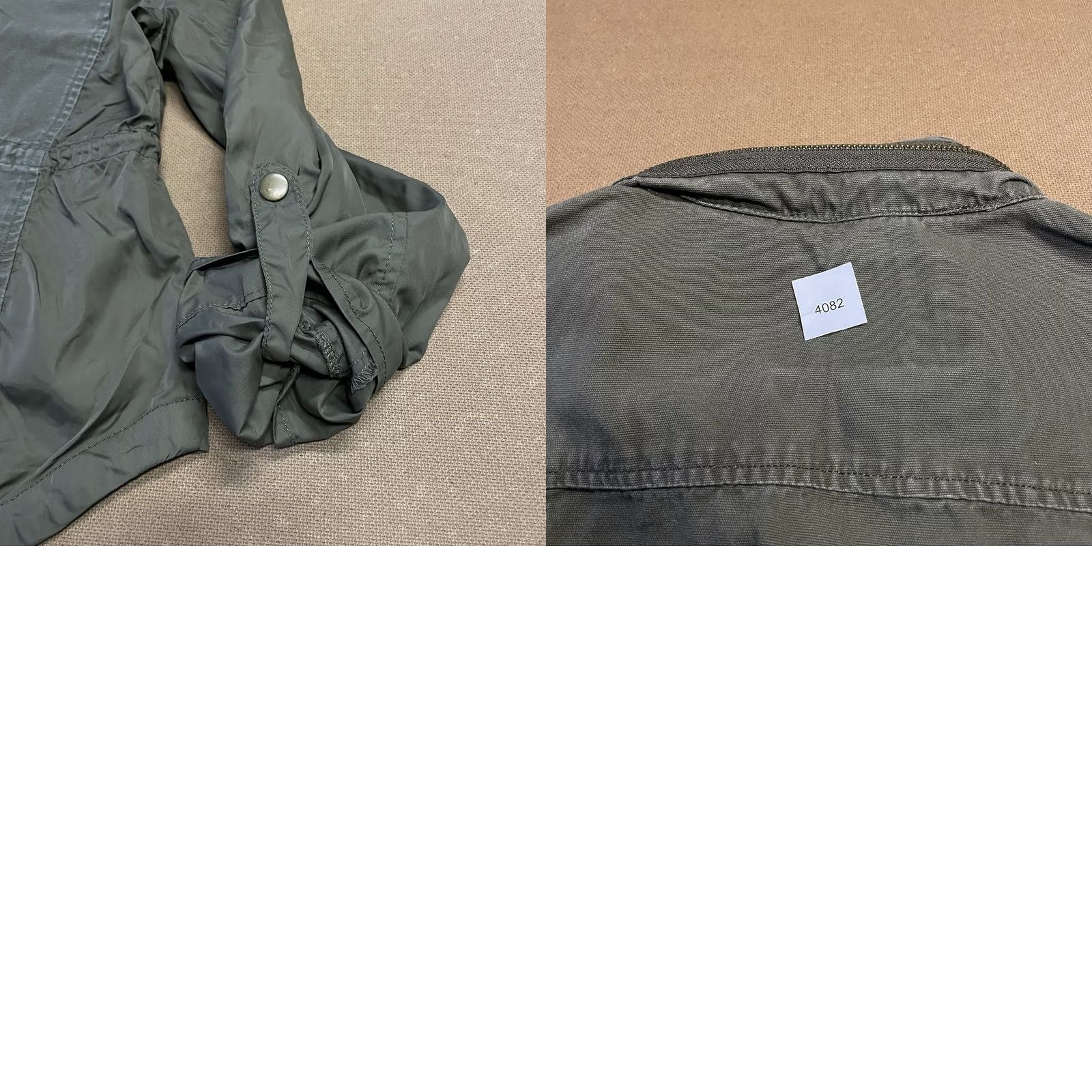 Vintage American Rag Cie Jacket Womens Small Army Green Full Zip Hoodie Pockets Ladies Size S / US 4 / IT 40 - 9 Thumbnail