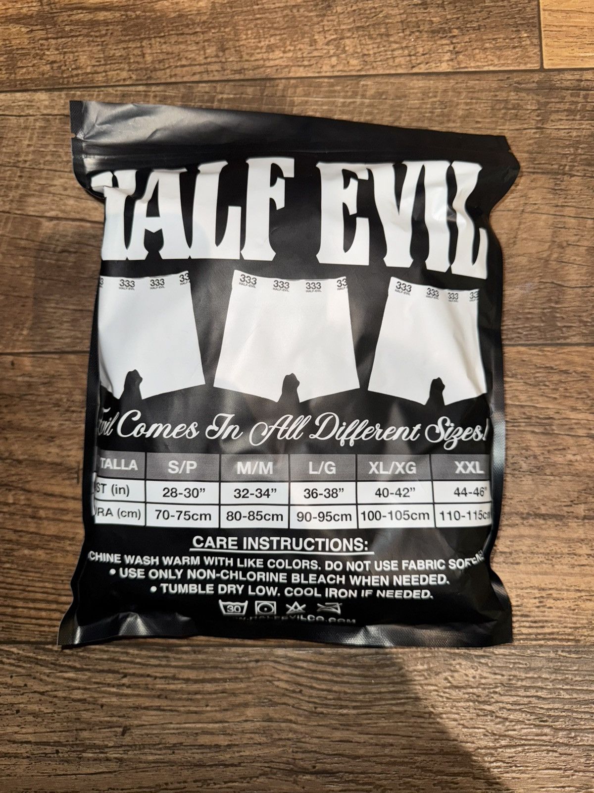 Half Evil Half Evil 333 Boxer Briefs 3 Pack 2XL Size 38 - 2 Thumbnail