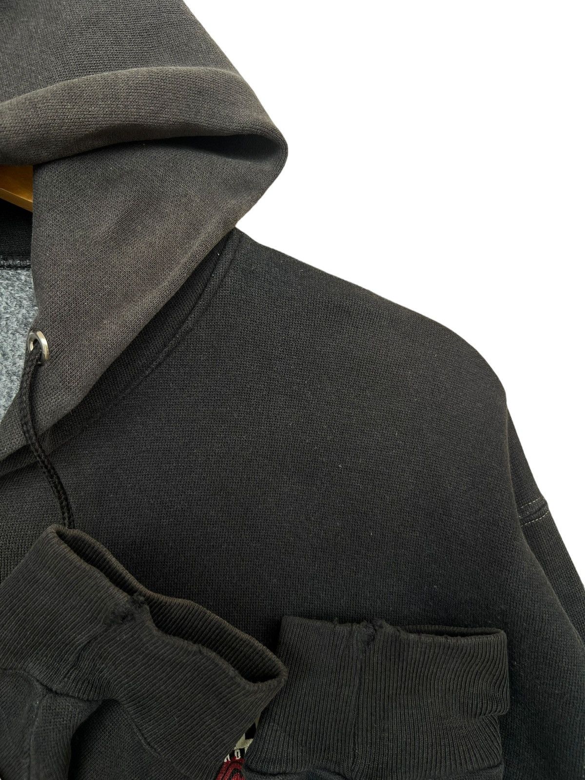 Quiksilver Vintage 90s Quiksilver Baggy Boxy Zipup Black Hoodie Size US L / EU 52-54 / 3 - 7 Thumbnail