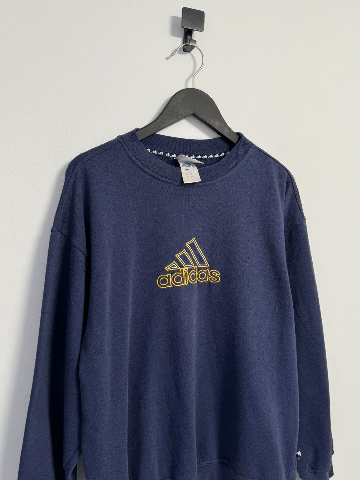 Adidas Adidas Sweatshirt Vintage 90’S Big Logo Style Size US M / EU 48-50 / 2 - 8 Thumbnail