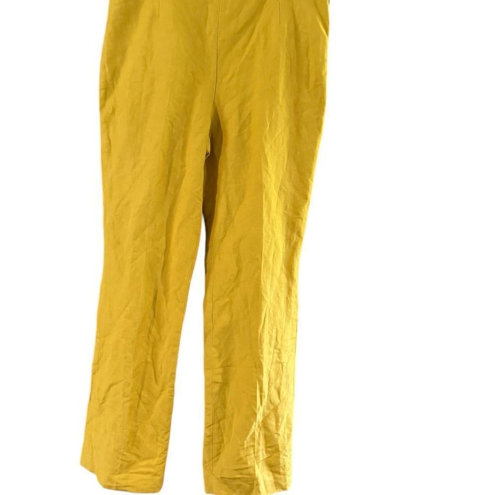 Other Kasper Yellow Ankle Cropped Pants Vibrant Style Size 34" / US 12 / IT 48 - 1 Thumbnail
