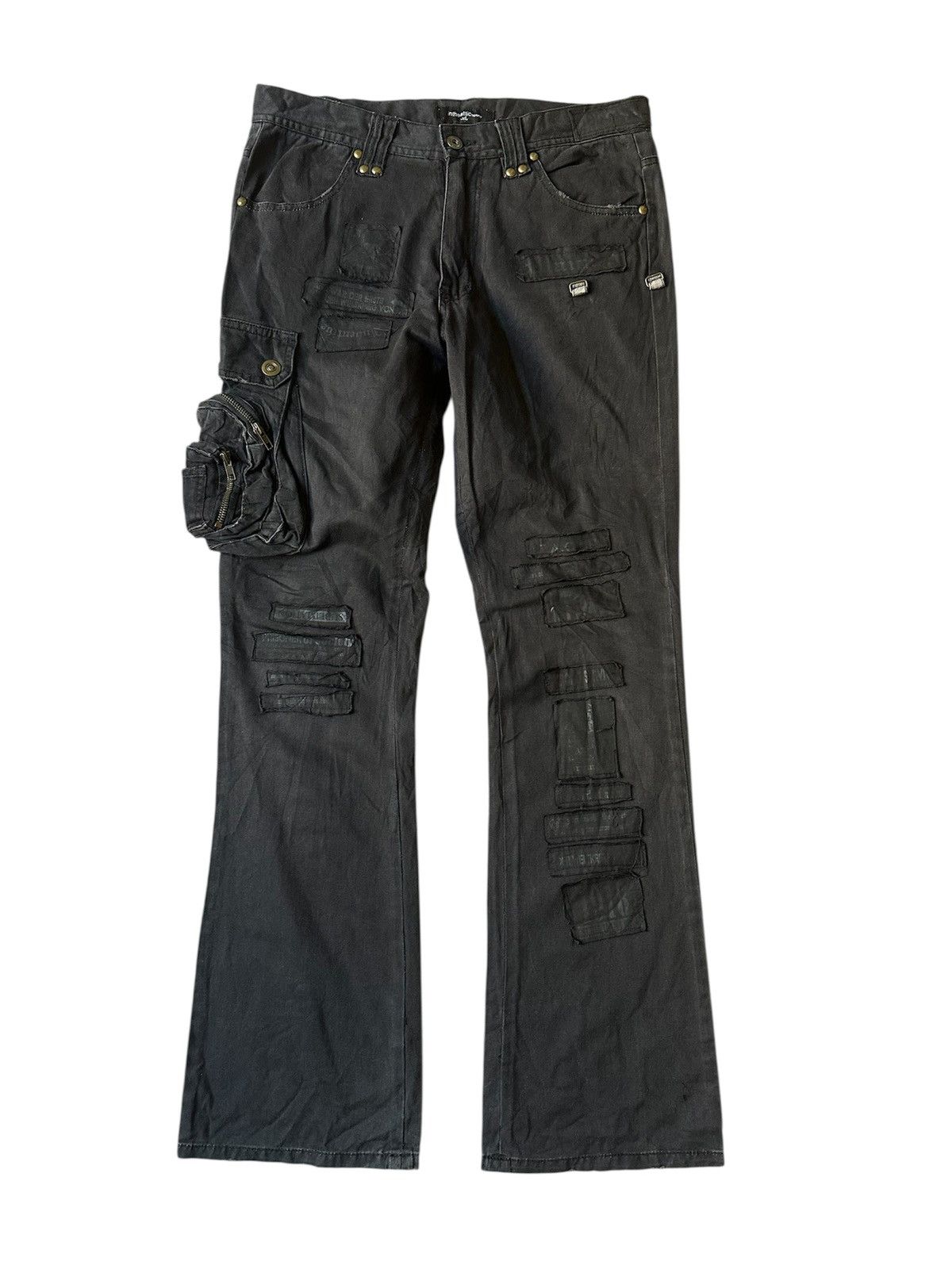 In The Attic FLARE In The Attic Poem Patchwork Pocket Pant Size US 32 / EU 48 - 1 Thumbnail