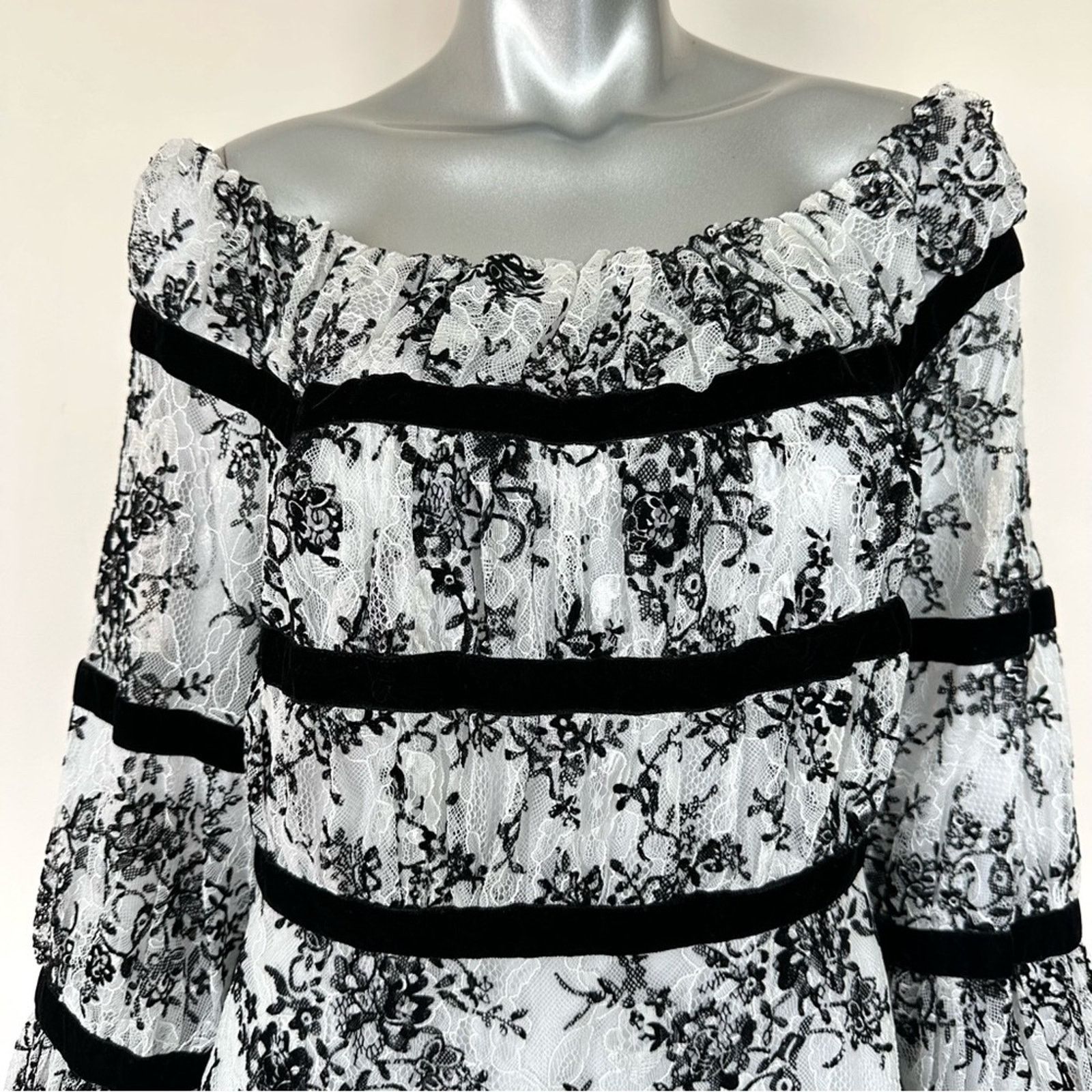 Other NEW!!! Anna Fontaine women blouse size 44FR or 12 US 360$ Size XL / US 12-14 / IT 48-50 - 2 Thumbnail
